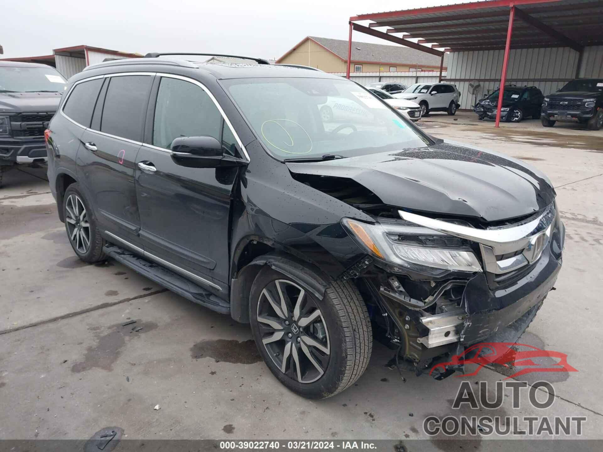 HONDA PILOT 2022 - 5FNYF6H01NB037642