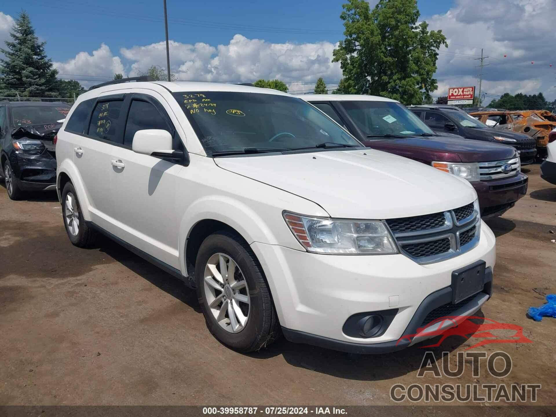 DODGE JOURNEY 2016 - 3C4PDDBG9GT242142