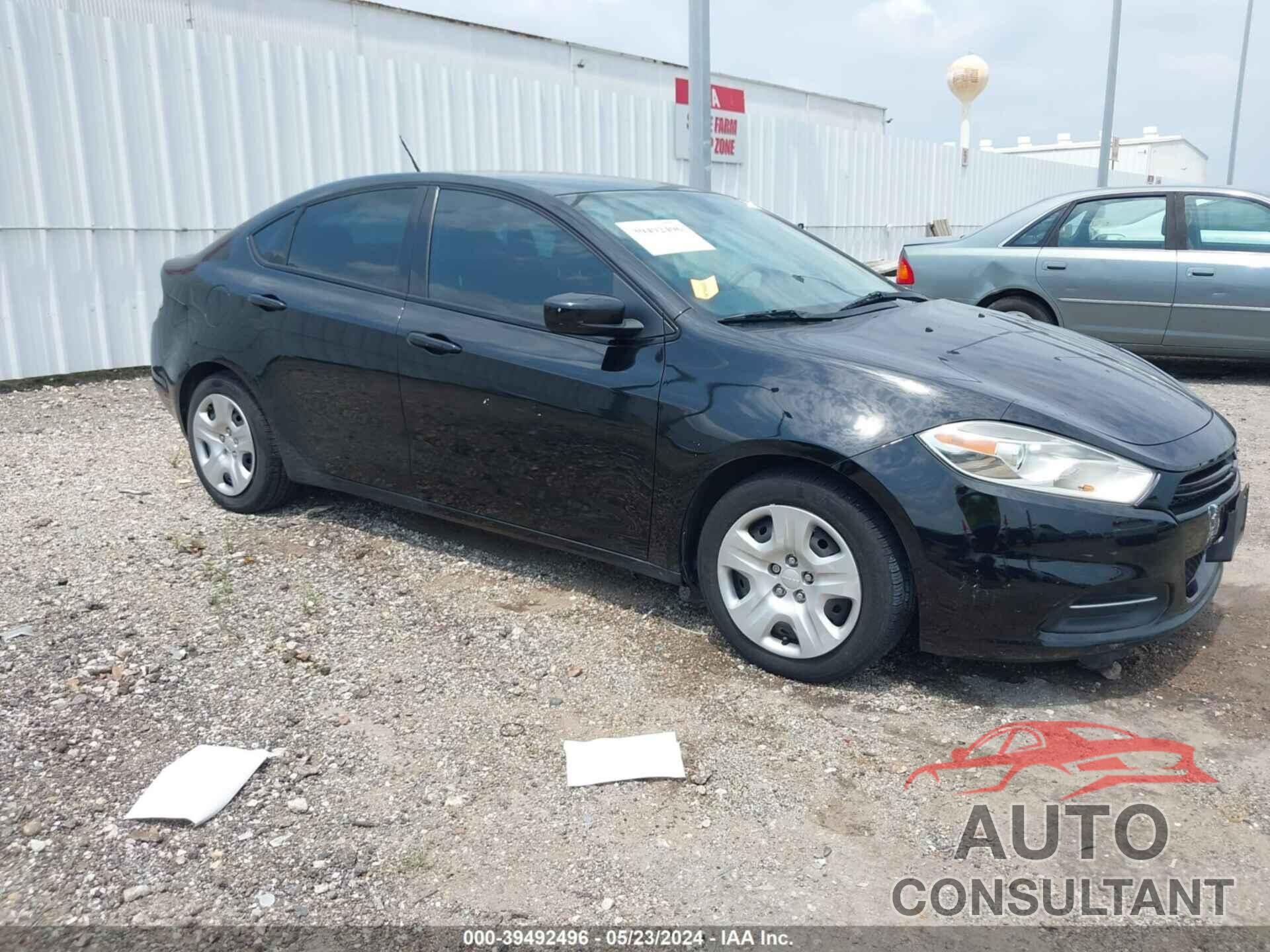 DODGE DART 2016 - 1C3CDFAA5GD539572