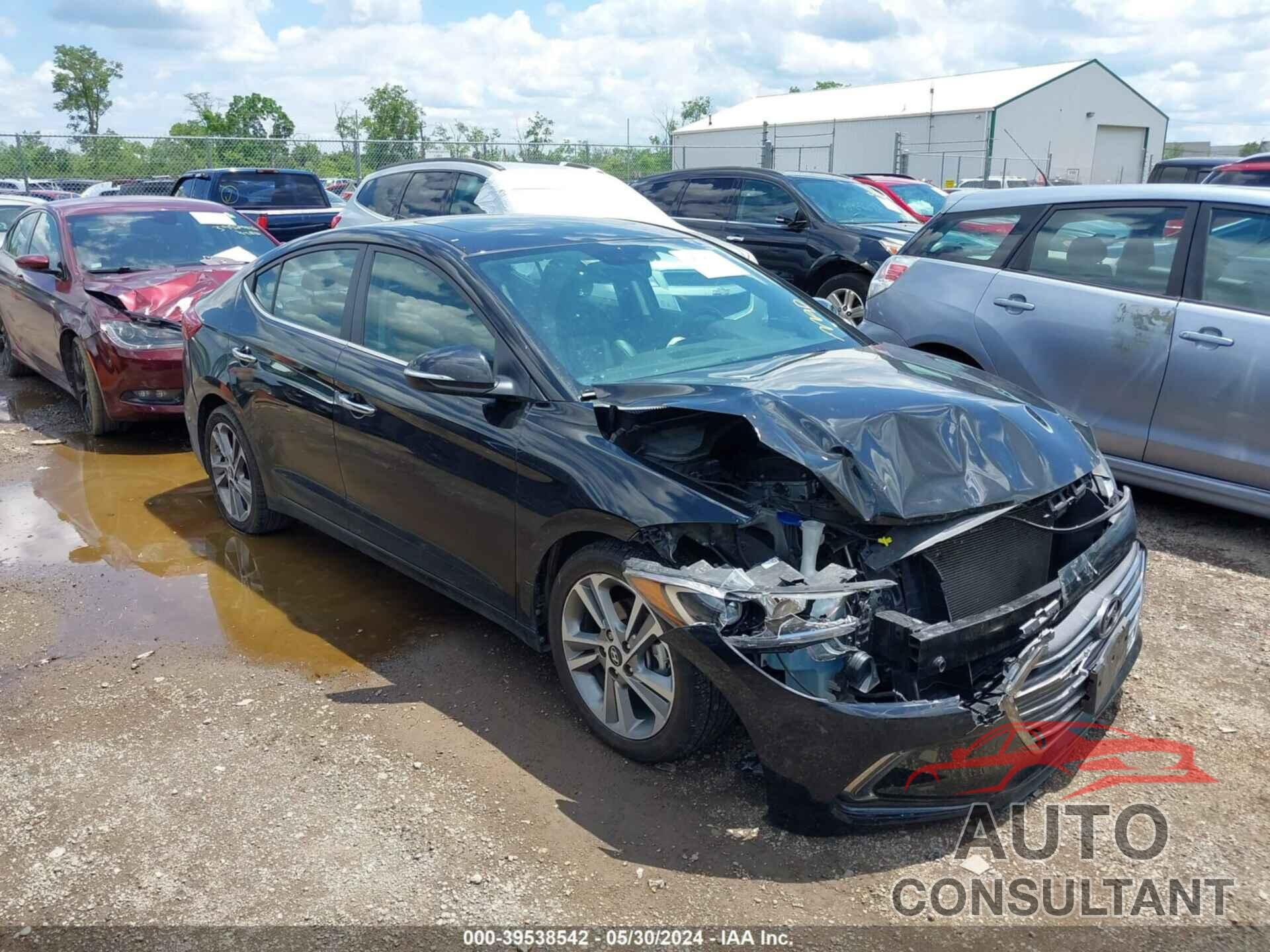HYUNDAI ELANTRA 2017 - KMHD84LF0HU269245