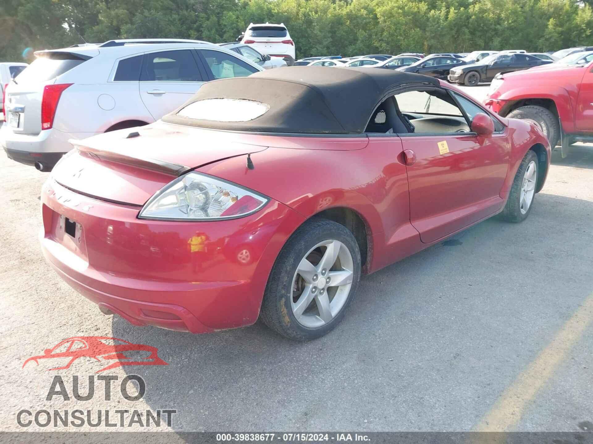 MITSUBISHI ECLIPSE SPYDER 2009 - 4A3AL25F69E041458
