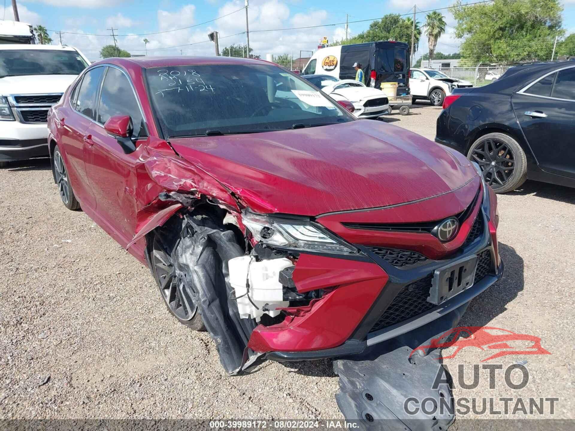 TOYOTA CAMRY 2018 - 4T1B61HK7JU582154