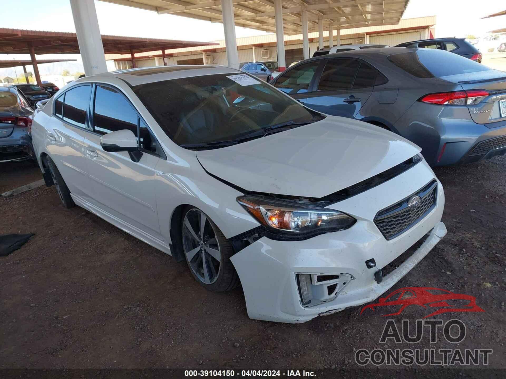 SUBARU IMPREZA 2017 - 4S3GKAM67H3621873