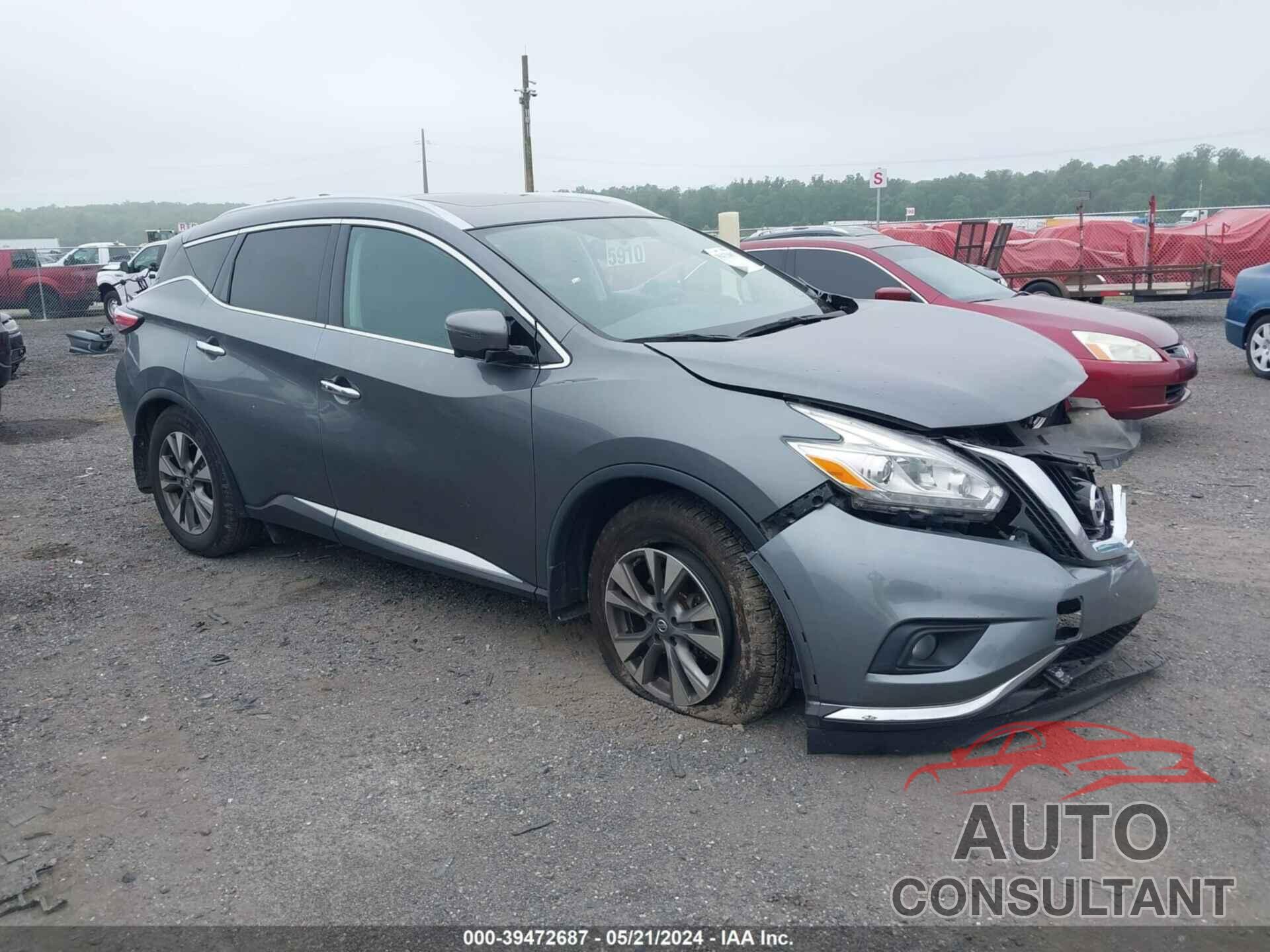 NISSAN MURANO 2016 - 5N1AZ2MHXGN154679