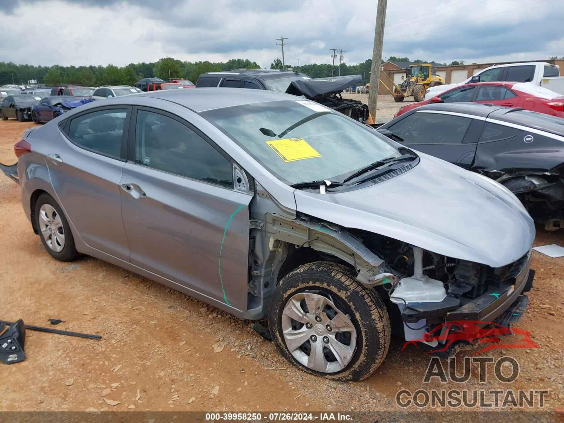 HYUNDAI ELANTRA 2016 - 5NPDH4AEXGH670454