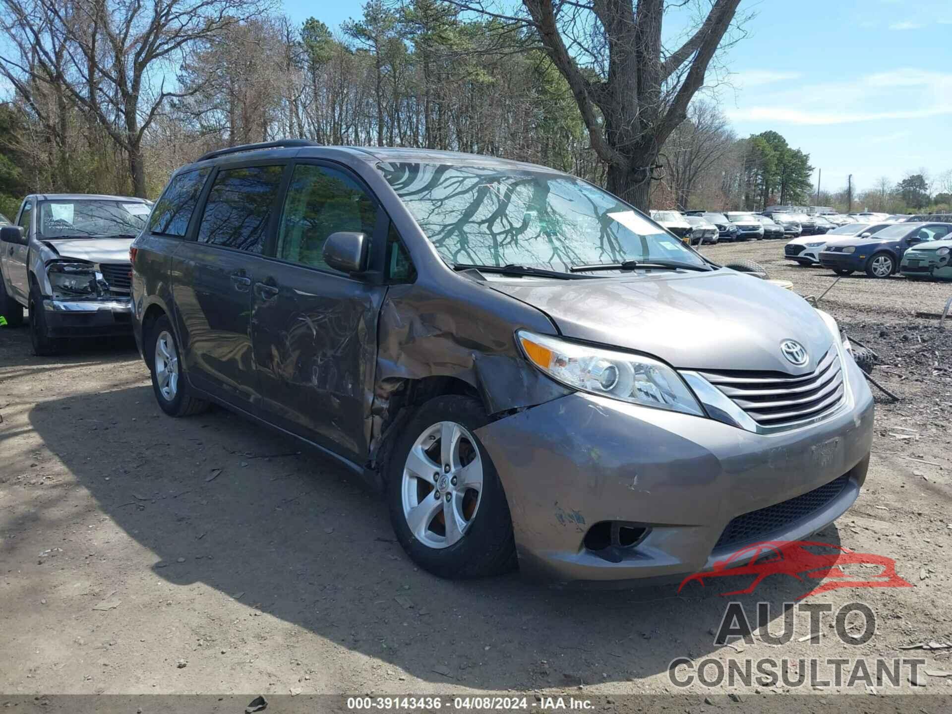 TOYOTA SIENNA 2016 - 5TDKK3DC7GS722940