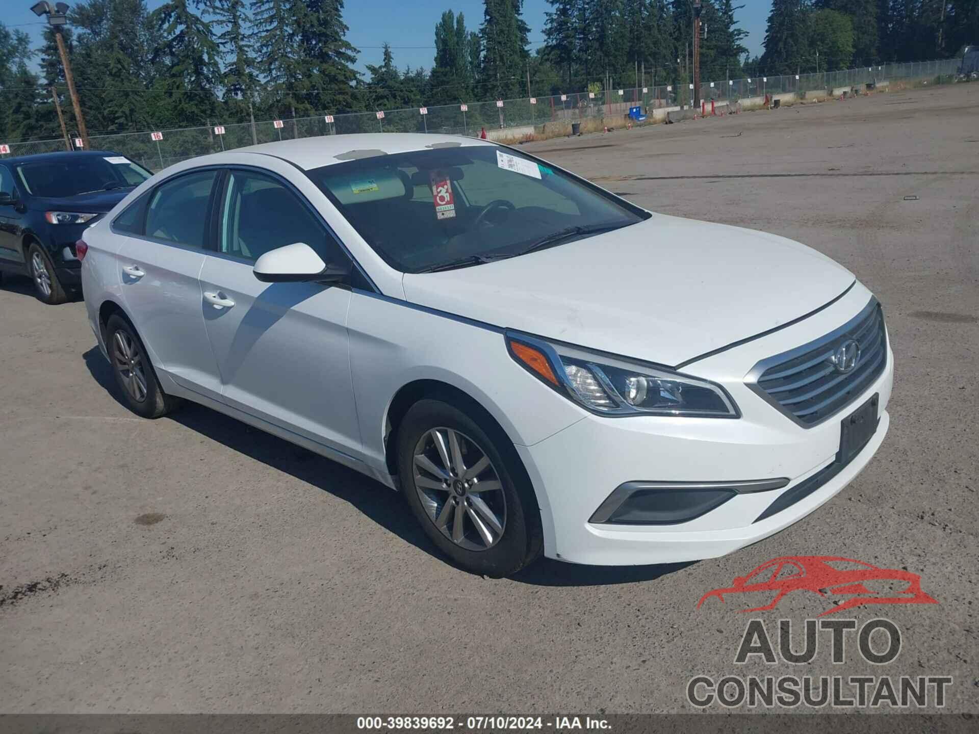 HYUNDAI SONATA 2017 - 5NPE24AFXHH586294