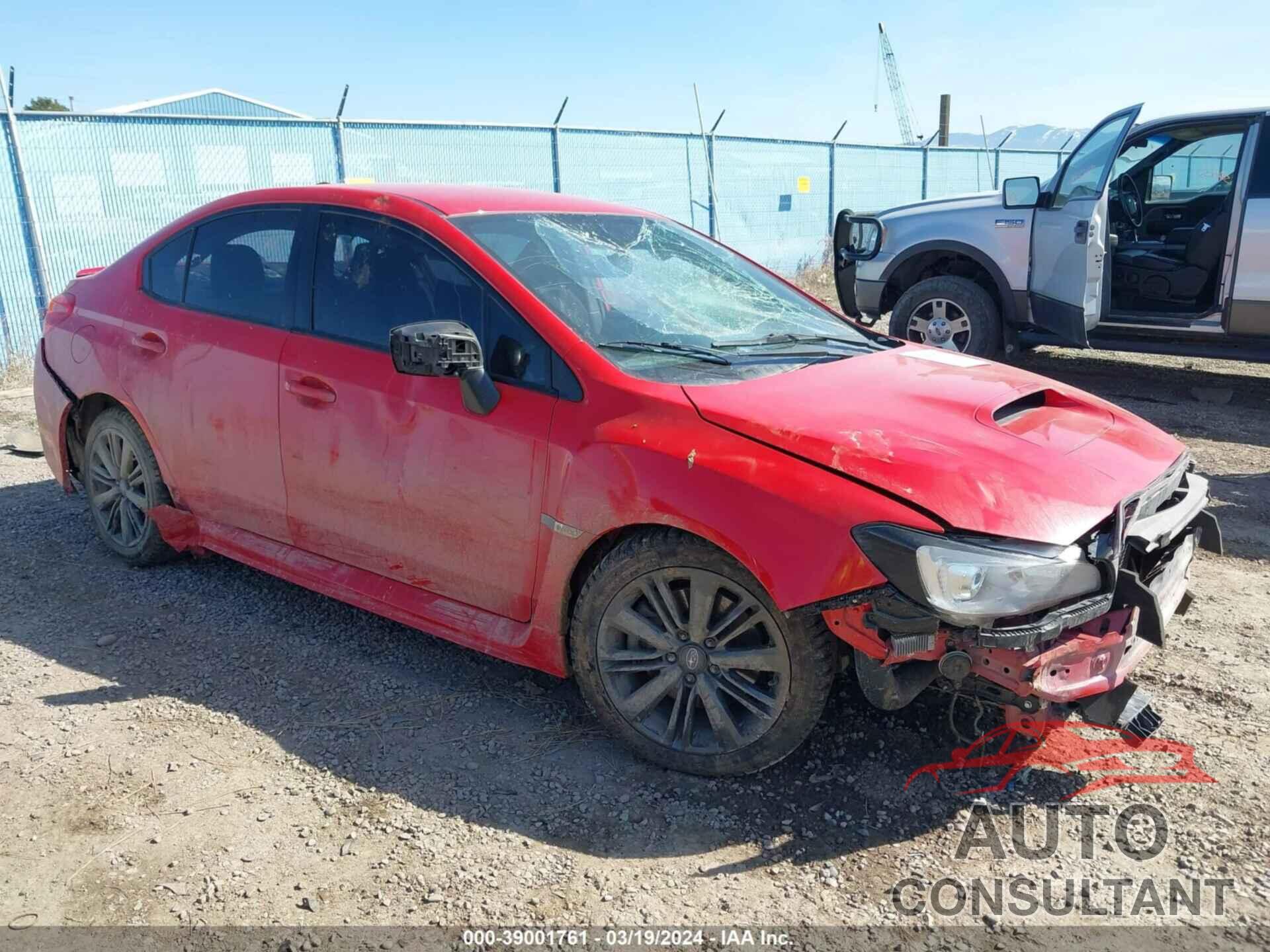 SUBARU WRX 2019 - JF1VA1A65K9812507