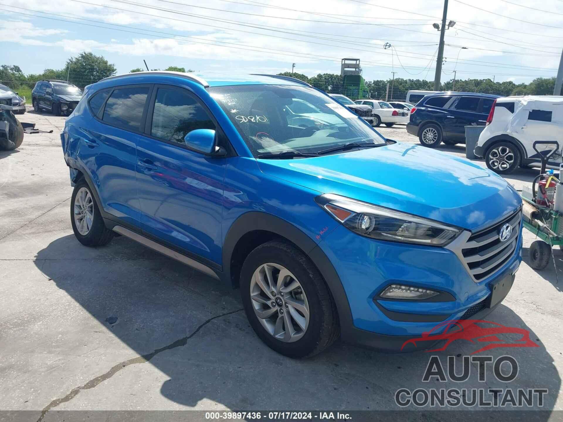 HYUNDAI TUCSON 2017 - KM8J3CA45HU302950