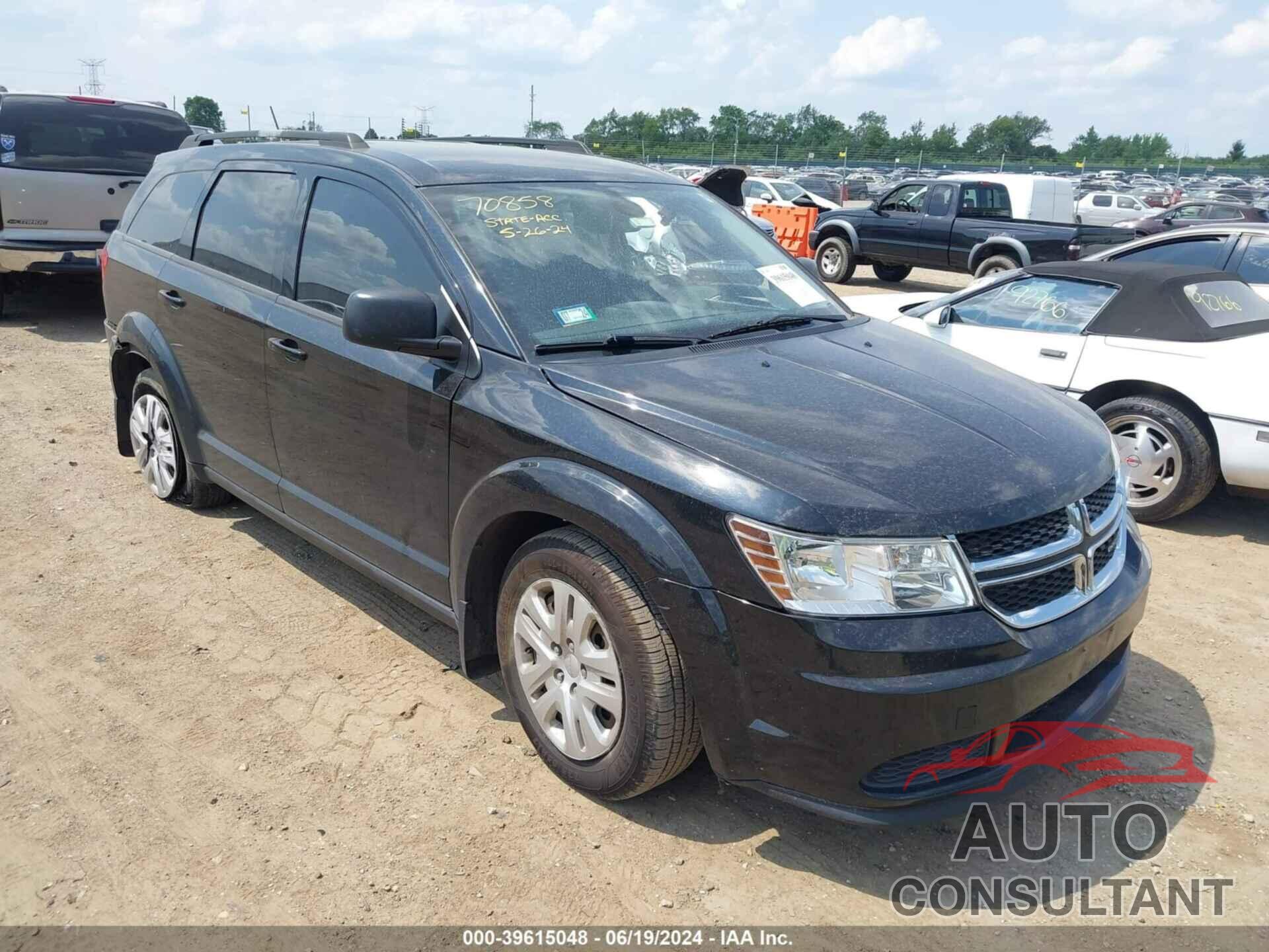 DODGE JOURNEY 2018 - 3C4PDCAB1JT428085