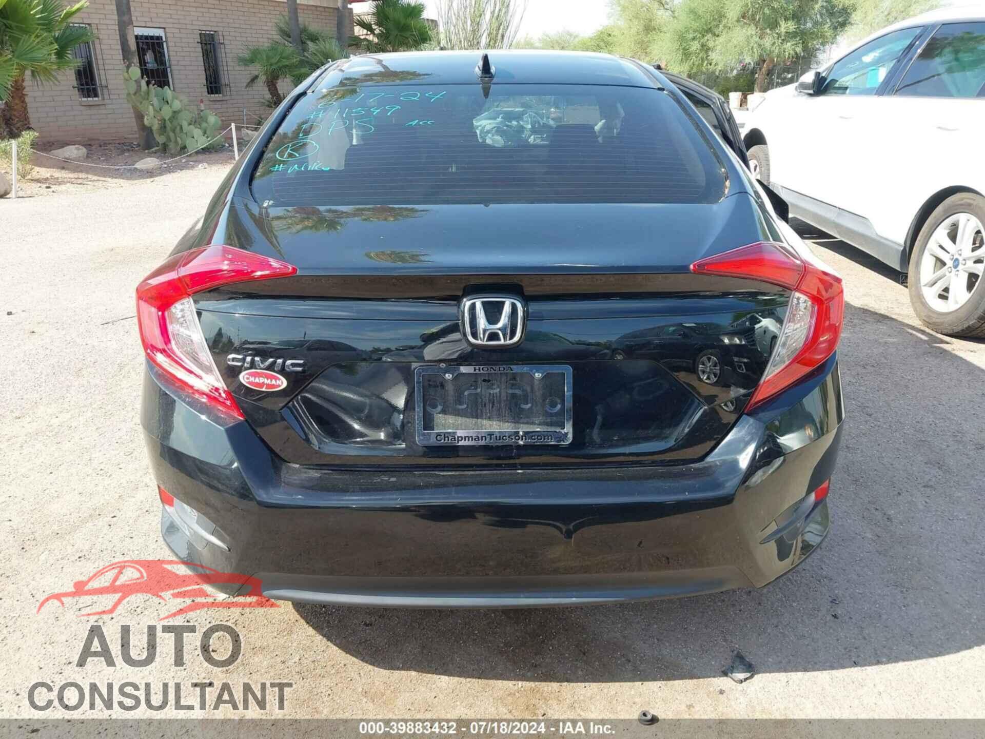 HONDA CIVIC 2017 - 19XFC2F77HE073287