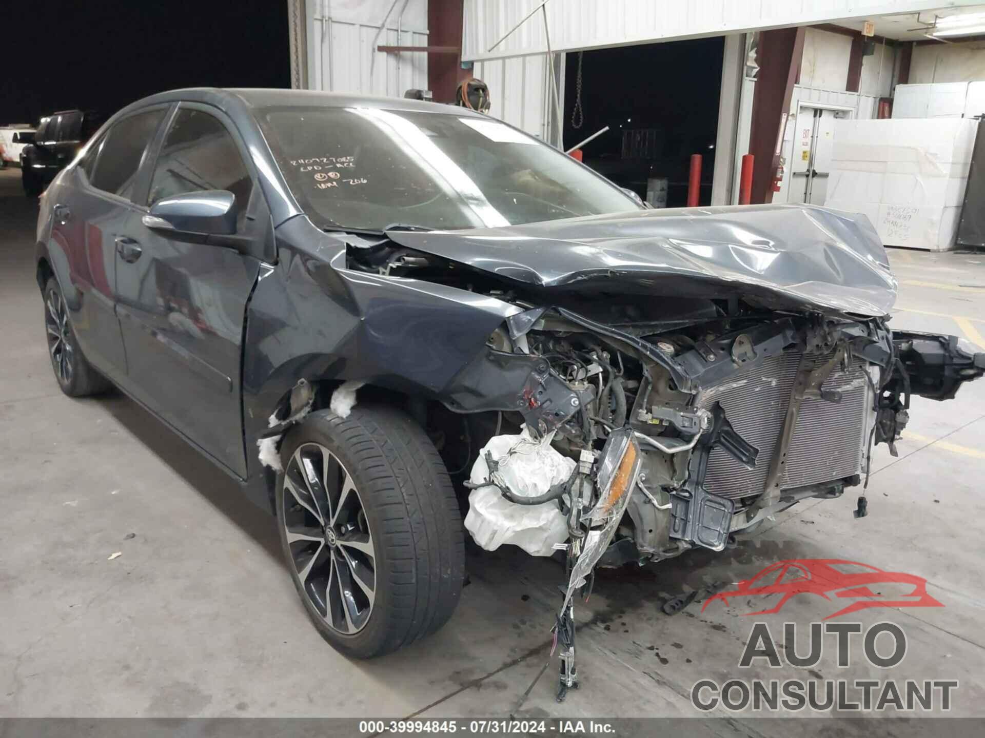 TOYOTA COROLLA 2018 - 5YFBURHE1JP754775