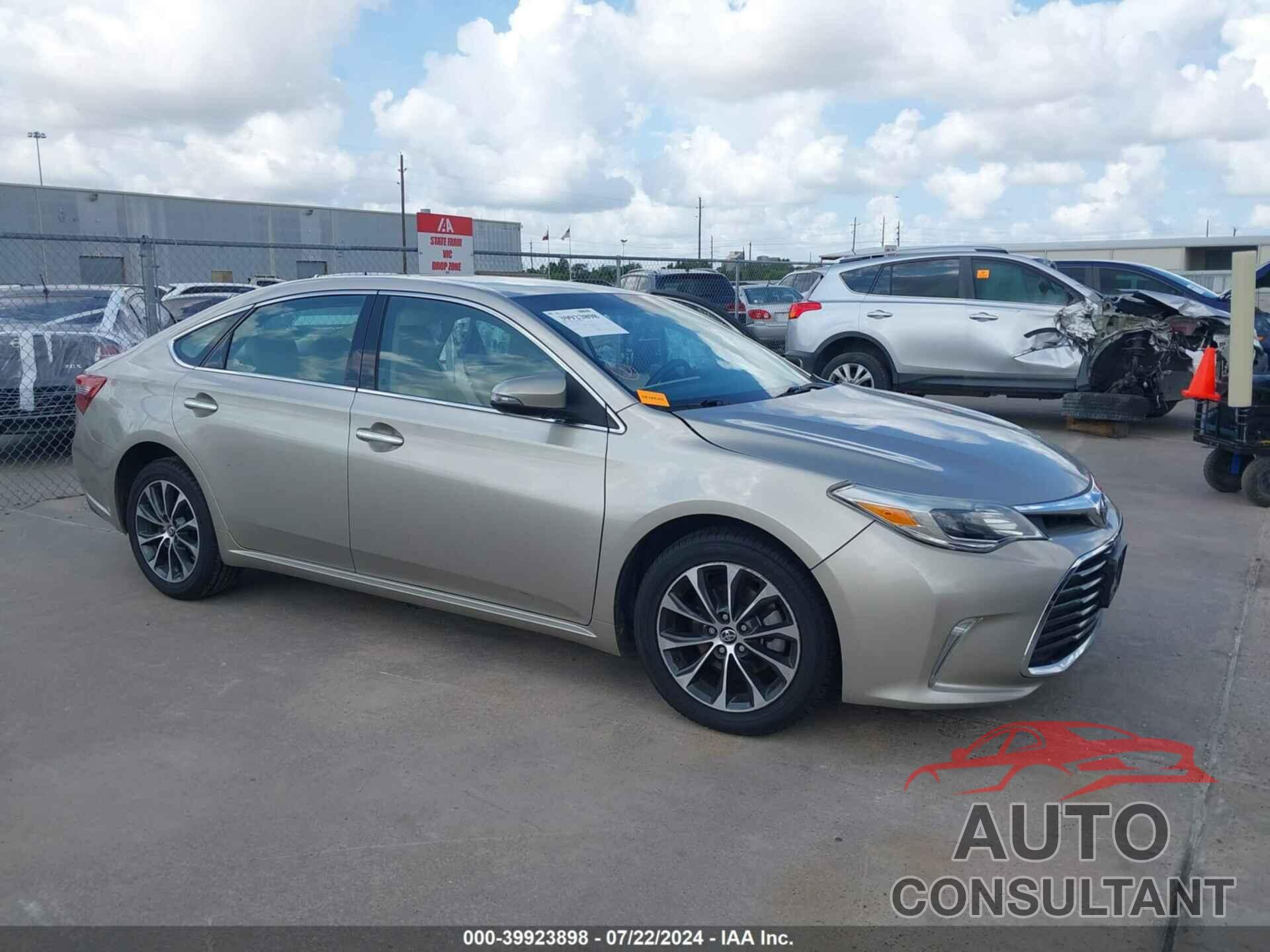 TOYOTA AVALON 2016 - 4T1BK1EB2GU198579