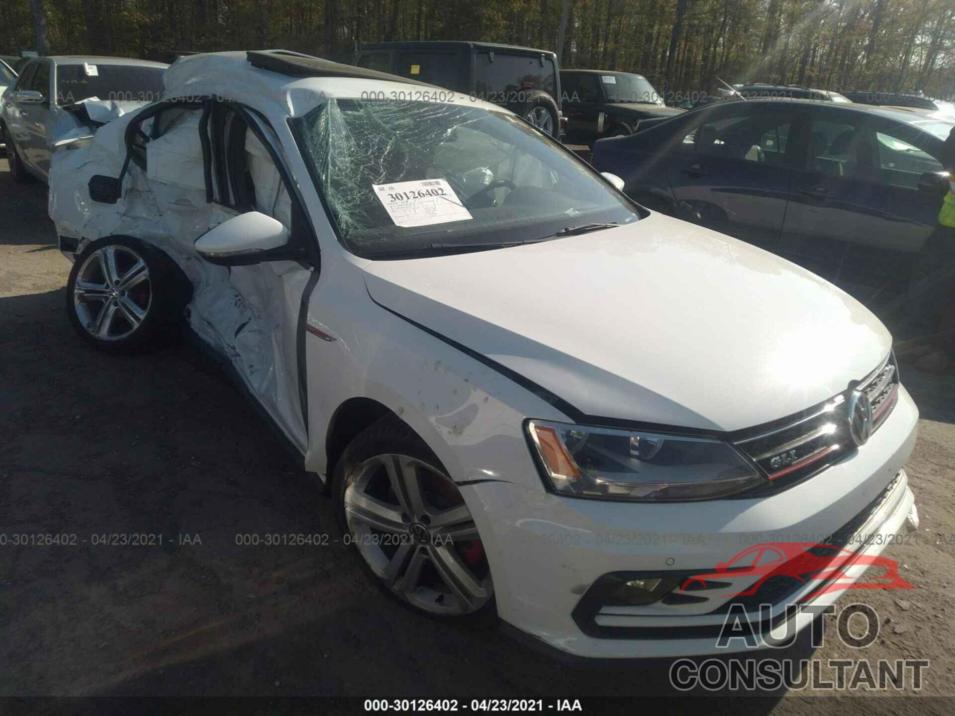 VOLKSWAGEN JETTA SEDAN 2016 - 3VW4T7AJ8GM221911