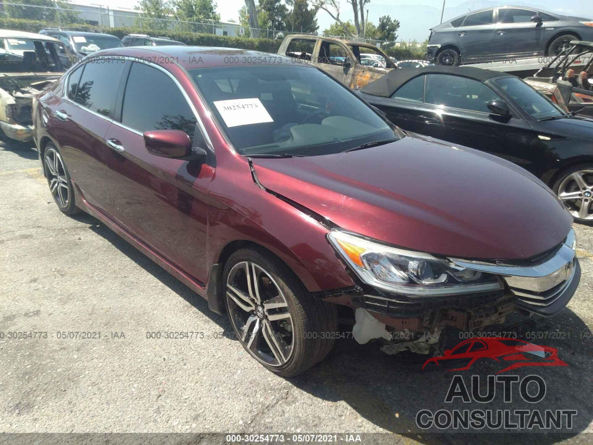 HONDA ACCORD SEDAN 2016 - 1HGCR2F5XGA118564