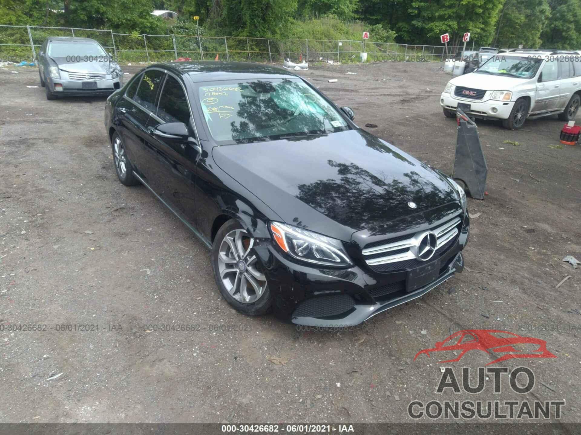 MERCEDES-BENZ C-CLASS 2017 - 55SWF4KB6HU194723