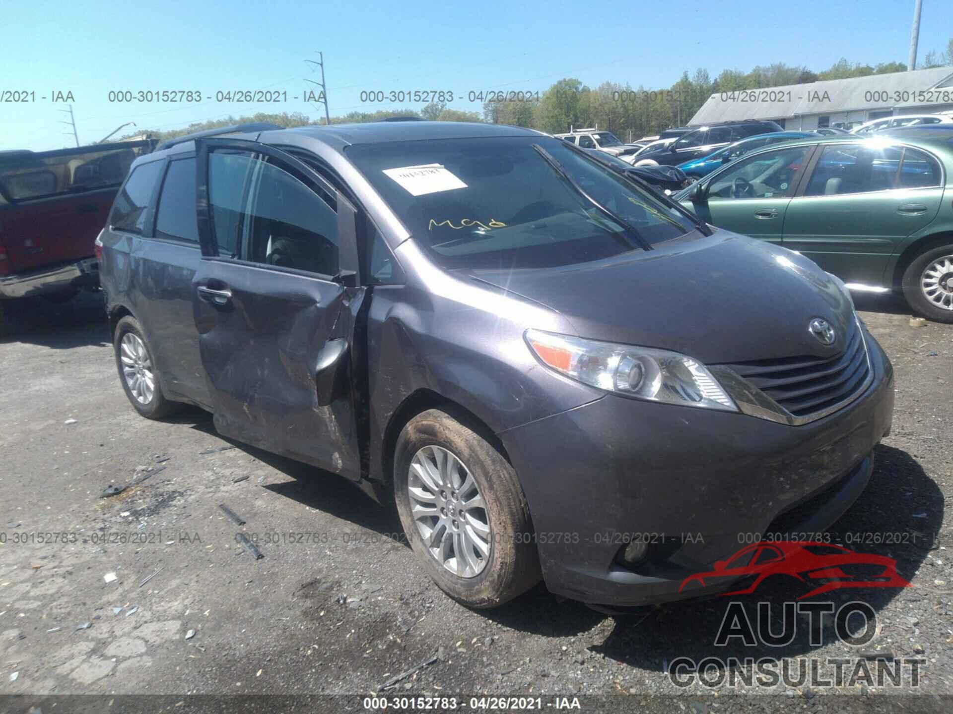 TOYOTA SIENNA 2017 - 5TDYZ3DC0HS873500