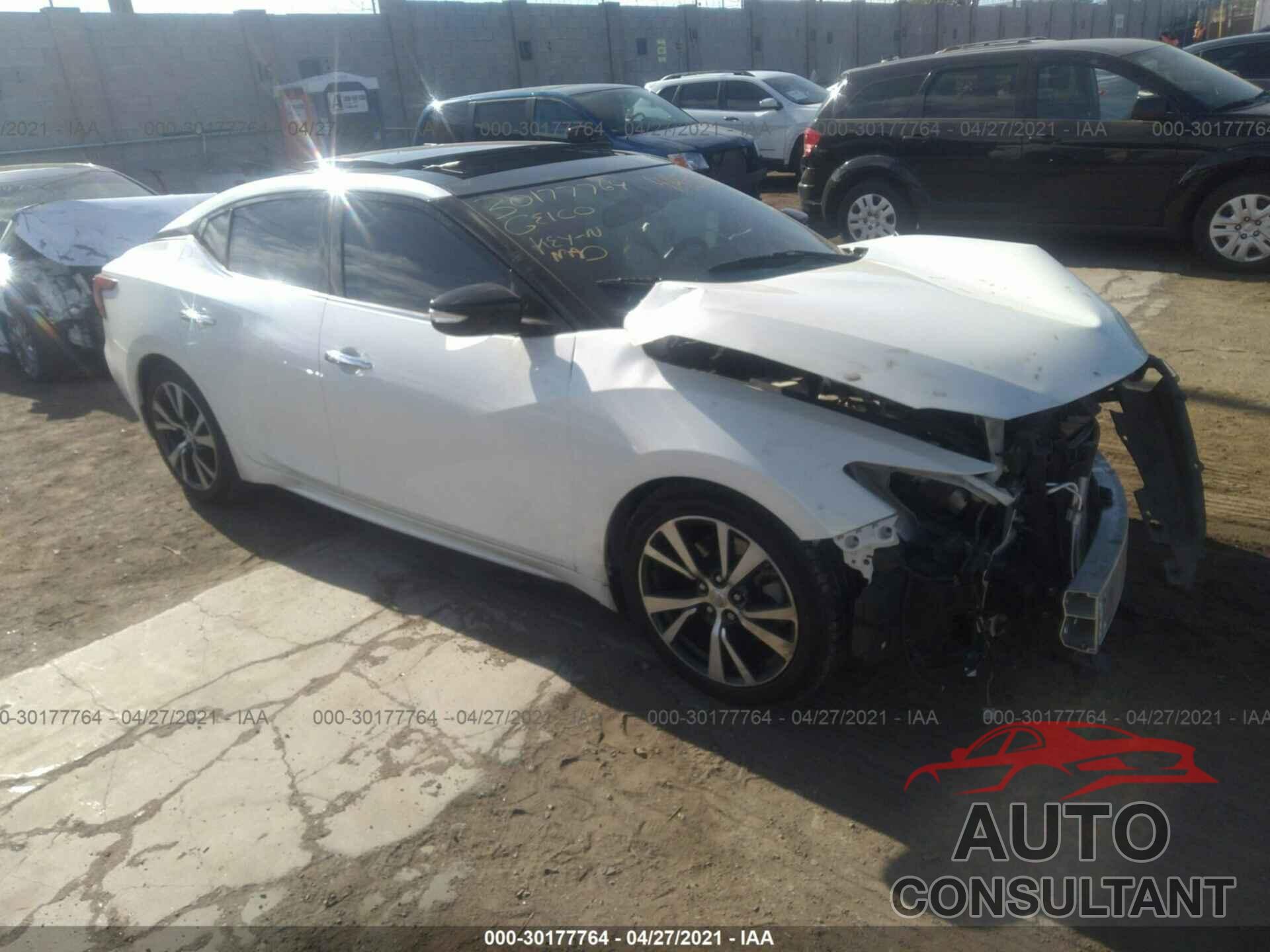 NISSAN MAXIMA 2017 - 1N4AA6AP0HC421653