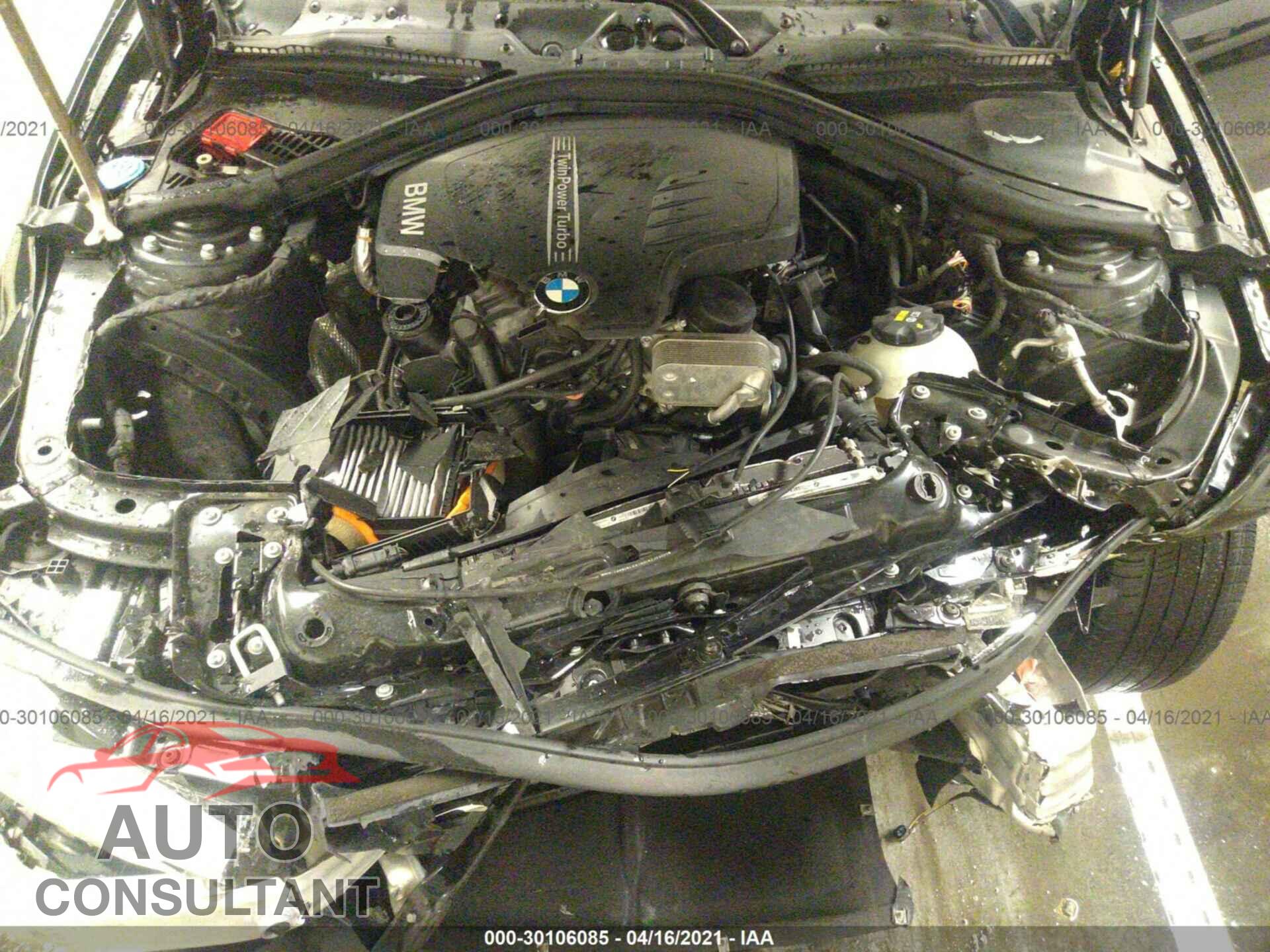 BMW 3 SERIES 2016 - WBA8E3G54GNU03867