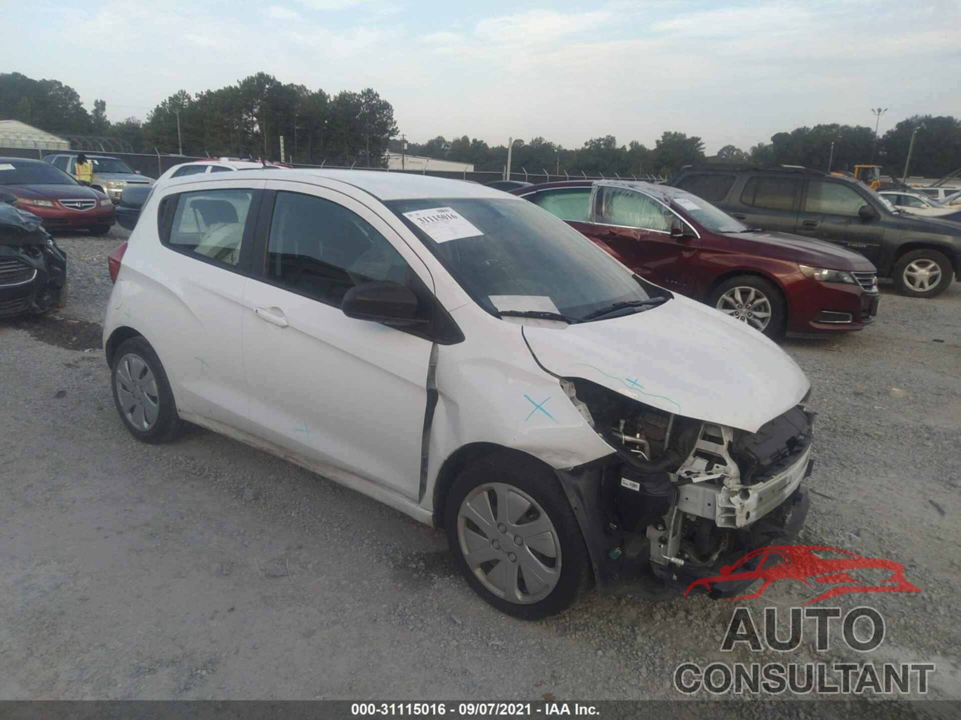 CHEVROLET SPARK 2017 - KL8CB6SA3HC831446