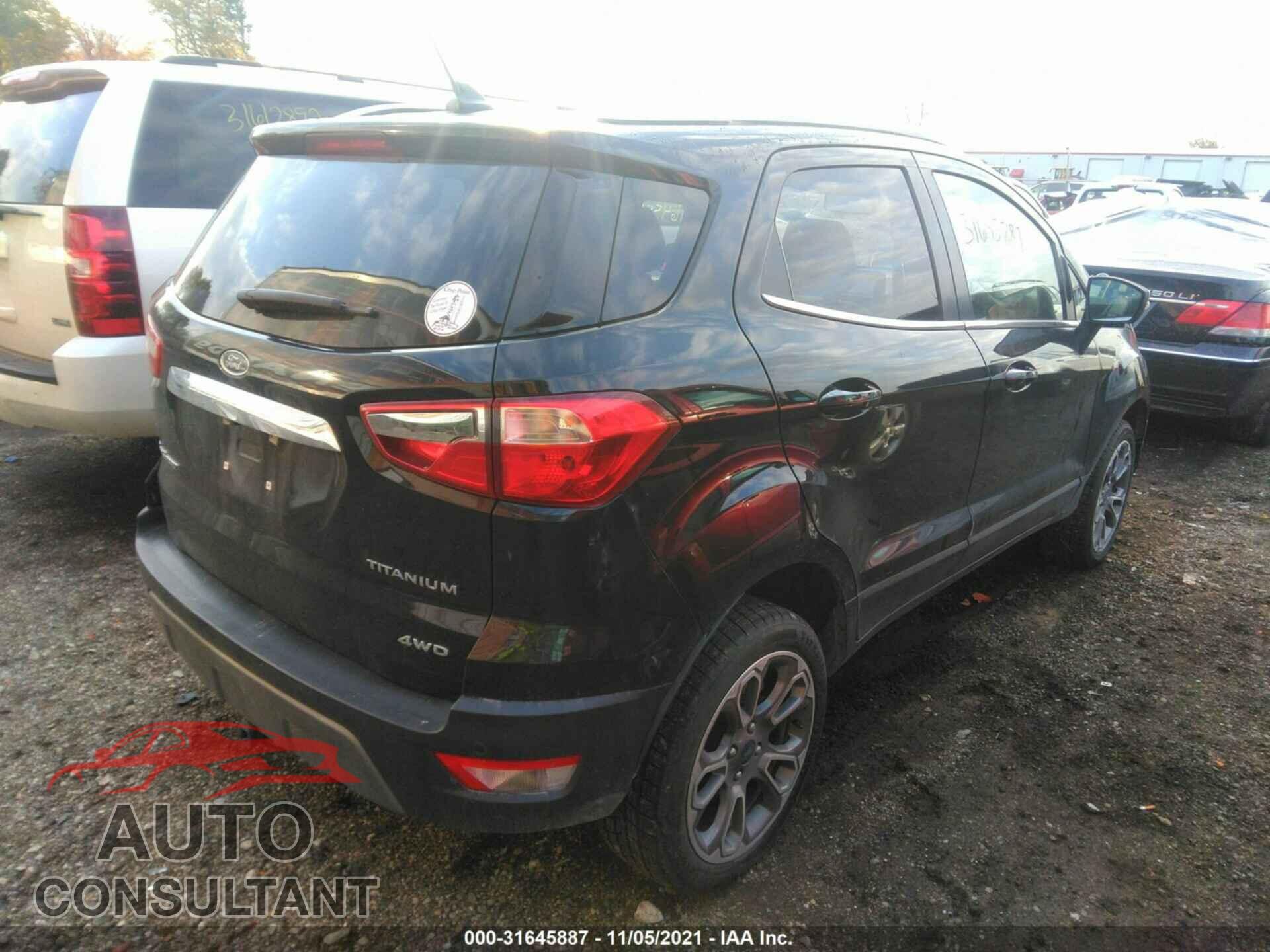 FORD ECOSPORT 2019 - MAJ6S3KL4KC294006