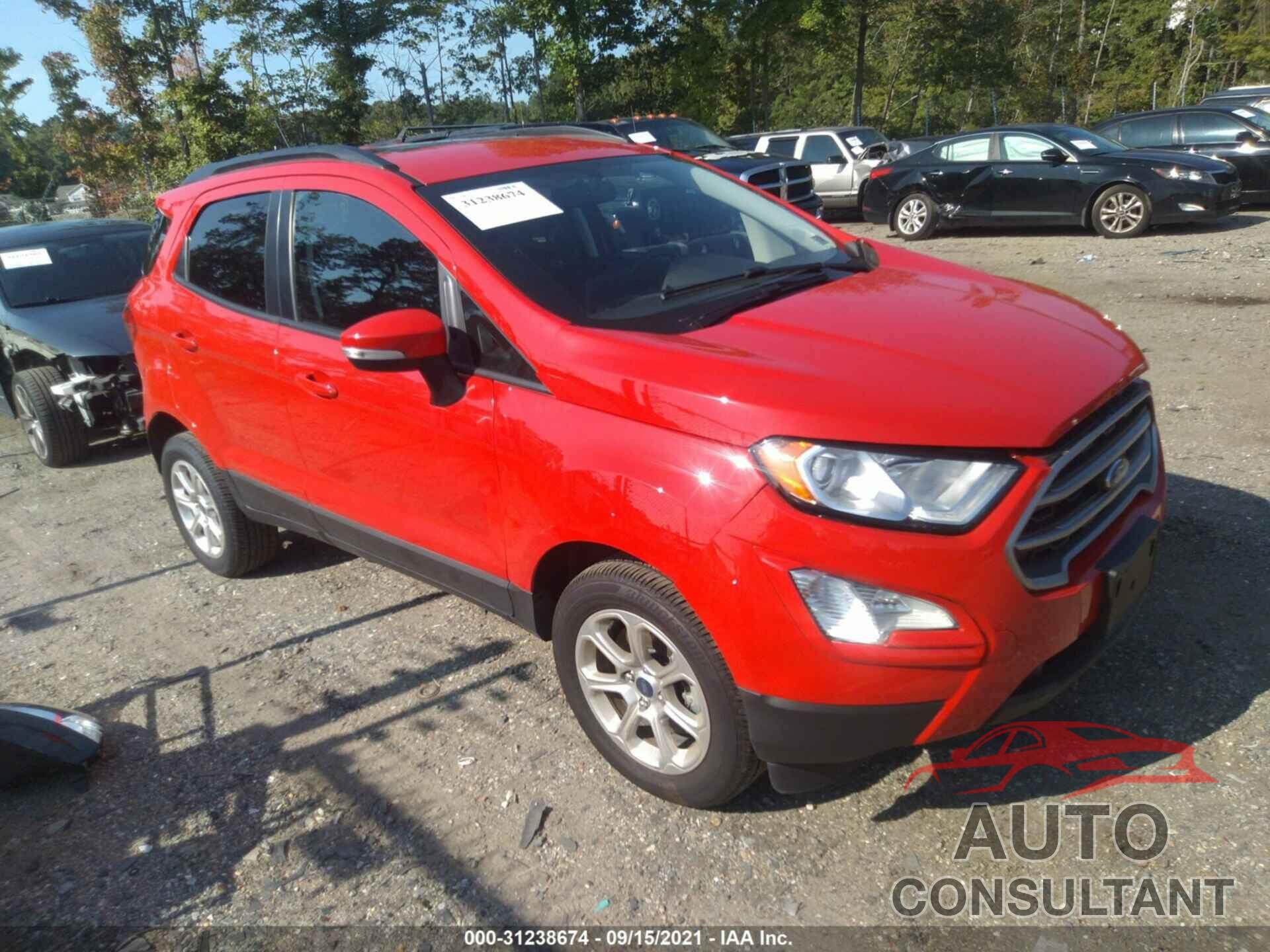 FORD ECOSPORT 2020 - MAJ6S3GL2LC389996