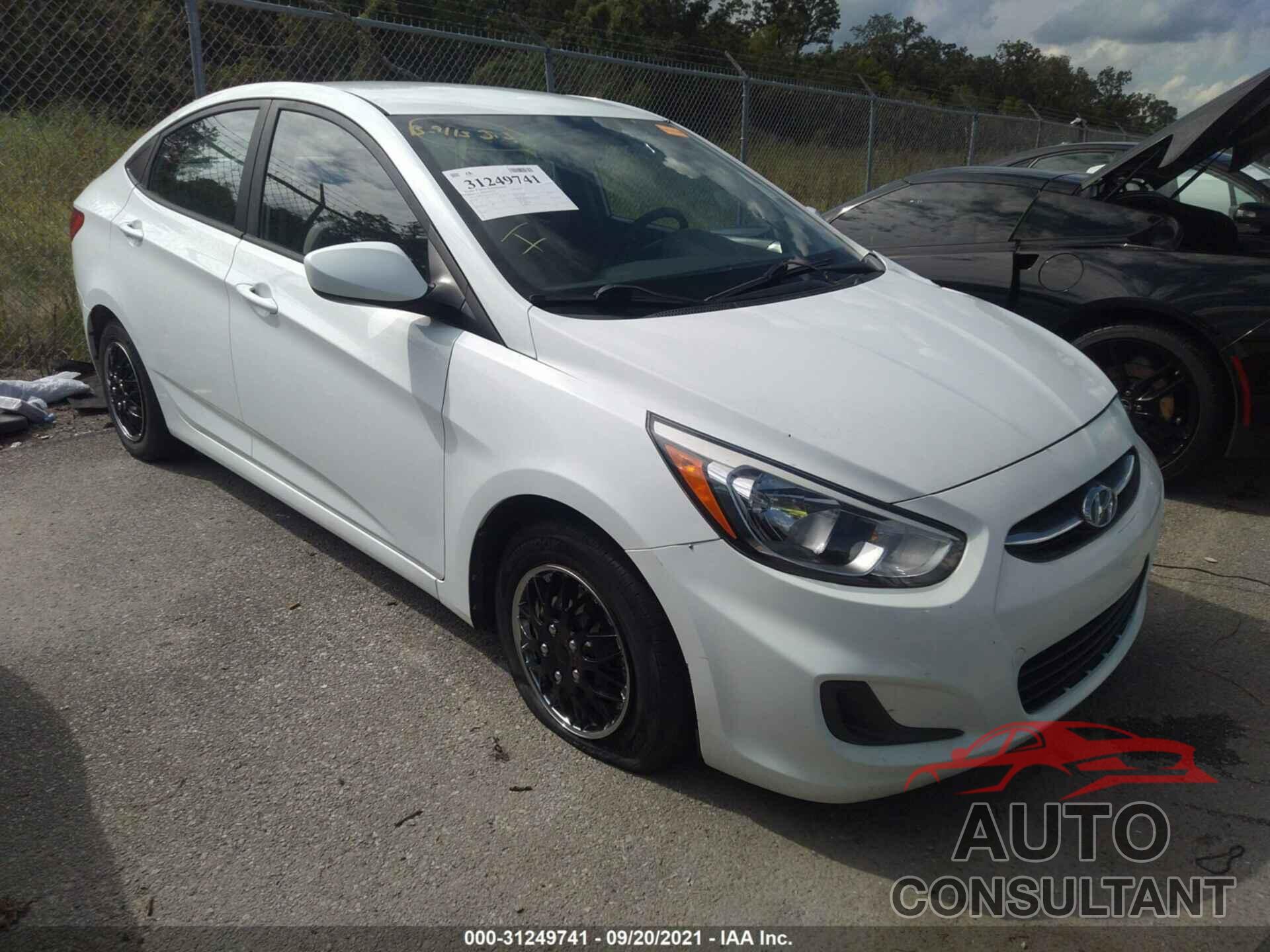 HYUNDAI ACCENT 2016 - KMHCT4AE7GU942485