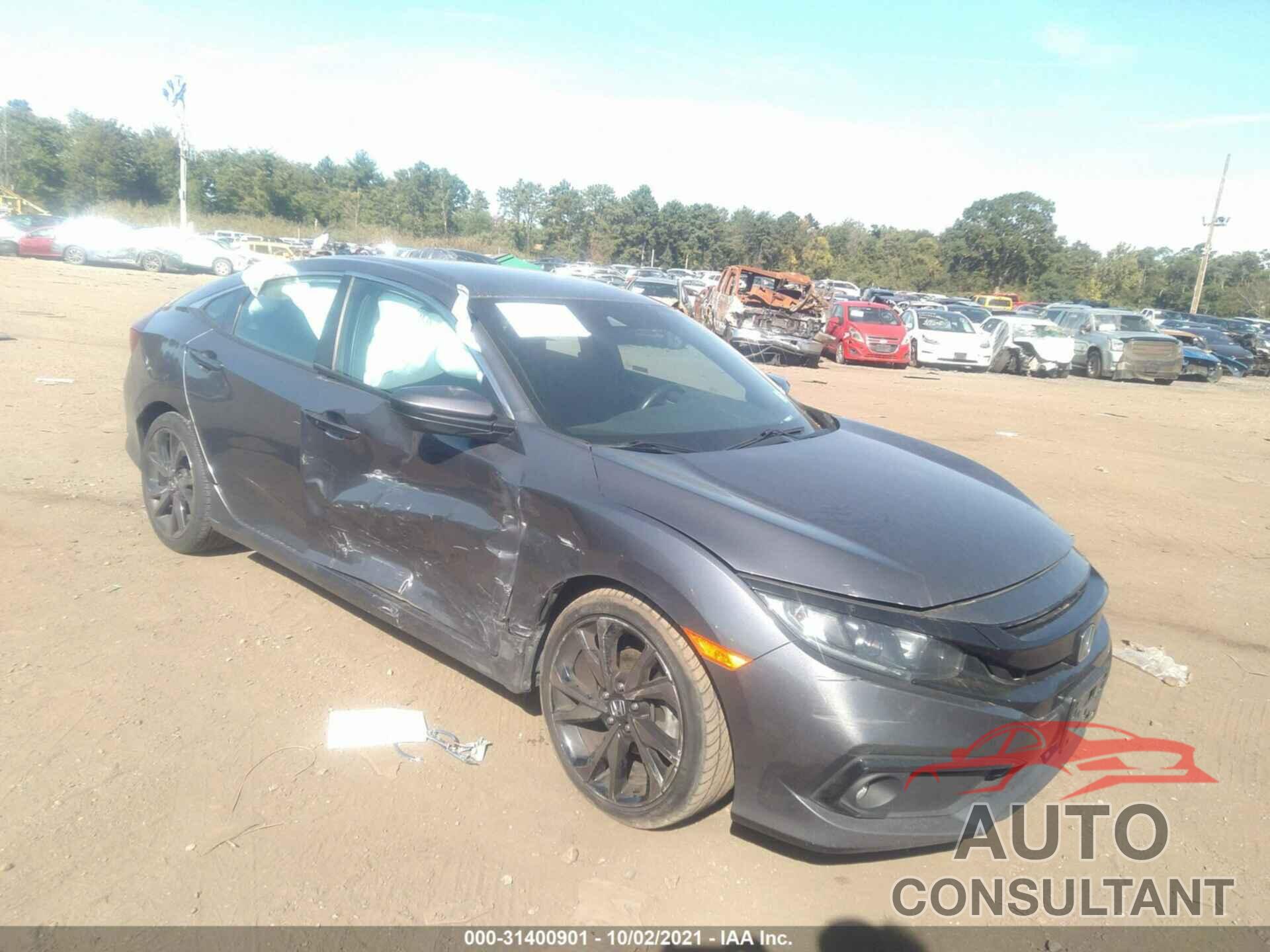 HONDA CIVIC SEDAN 2019 - 2HGFC2F85KH563829