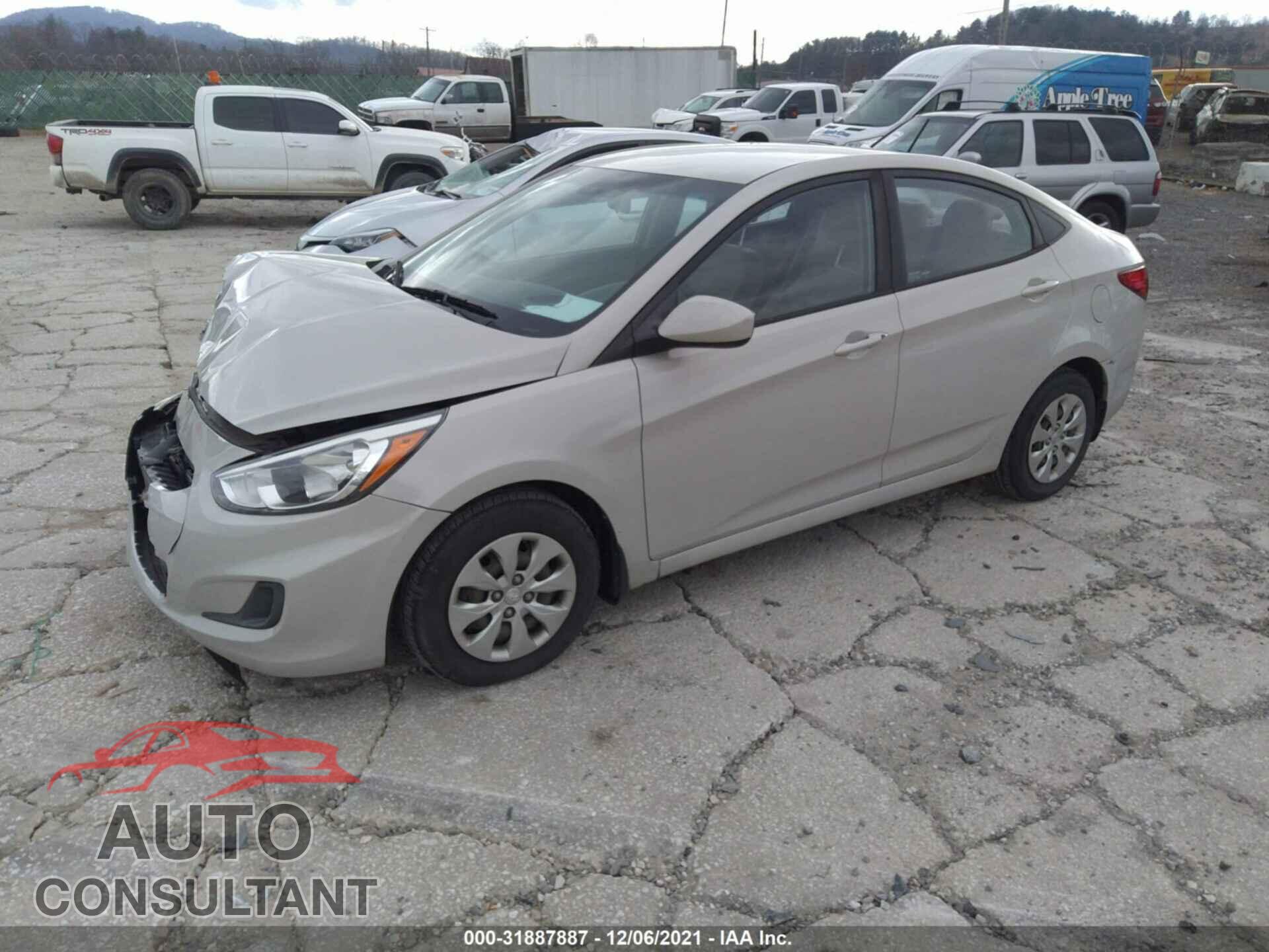 HYUNDAI ACCENT 2016 - KMHCT4AE7GU018046