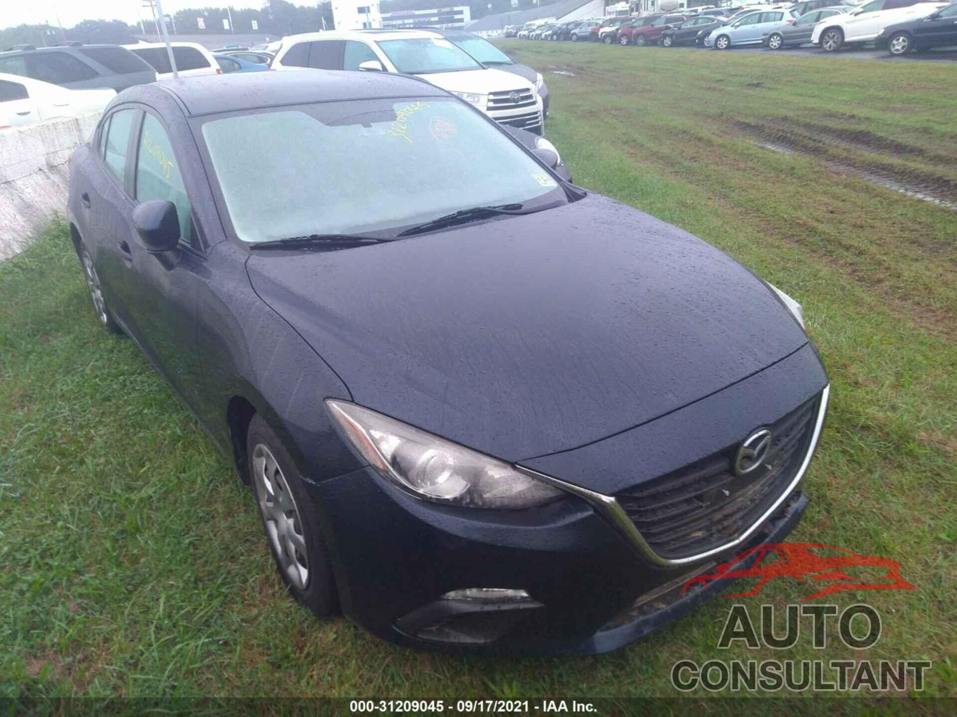 MAZDA MAZDA3 2016 - JM1BM1T71G1316233