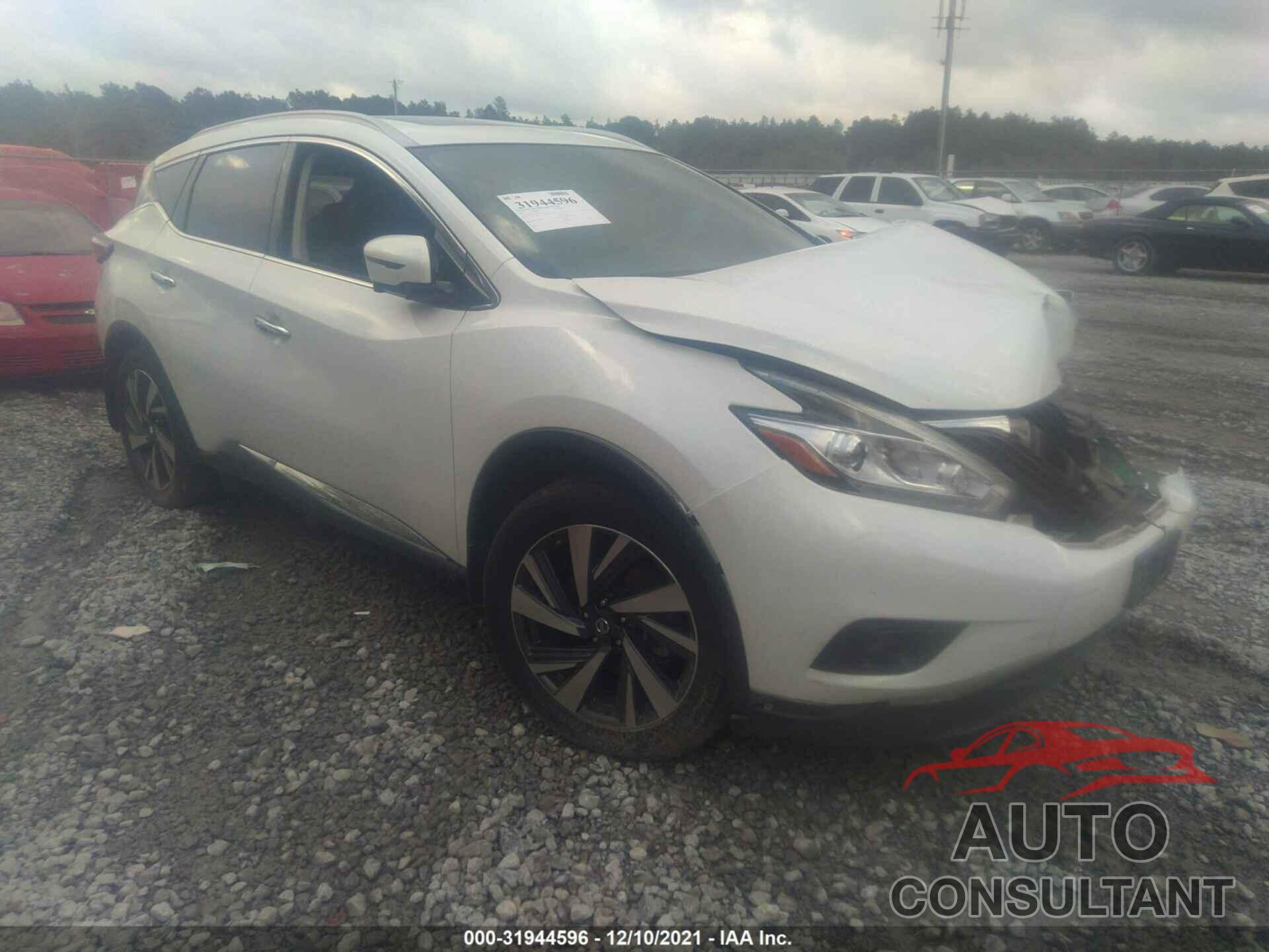 NISSAN MURANO 2016 - 5N1AZ2MG4GN119465