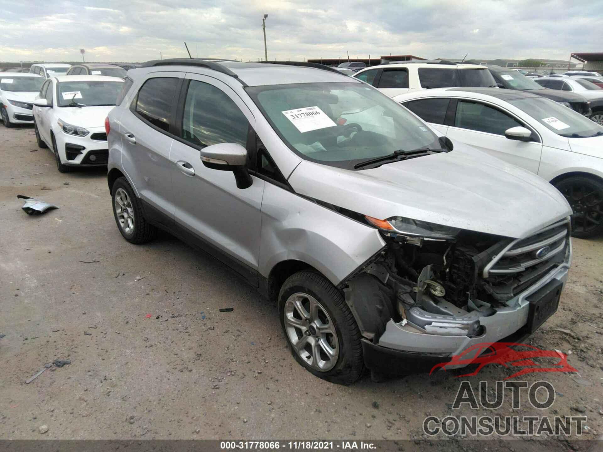 FORD ECOSPORT 2020 - MAJ3S2GE4LC325215