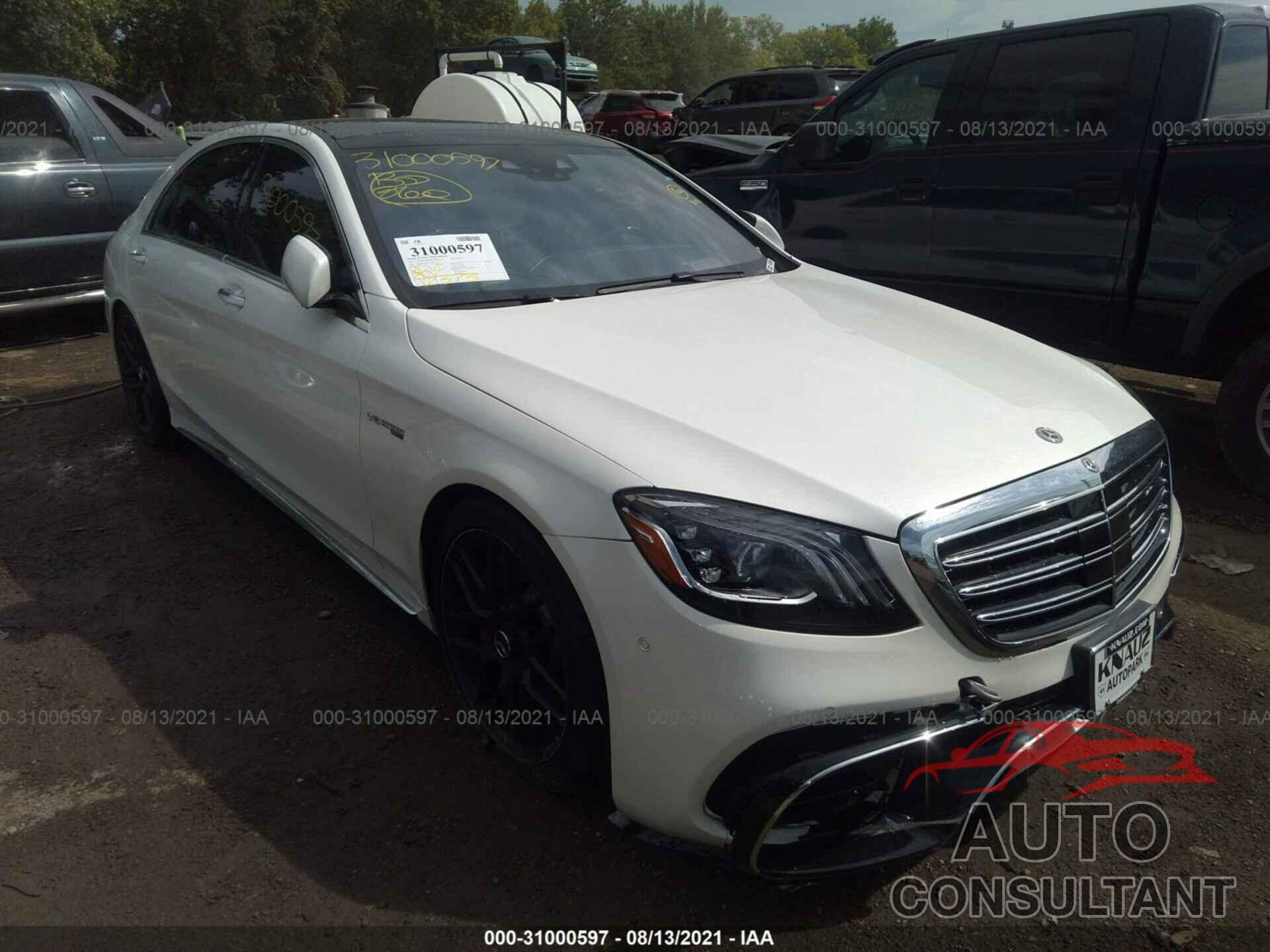 MERCEDES-BENZ S-CLASS 2019 - WDDUG8JB7KA480231
