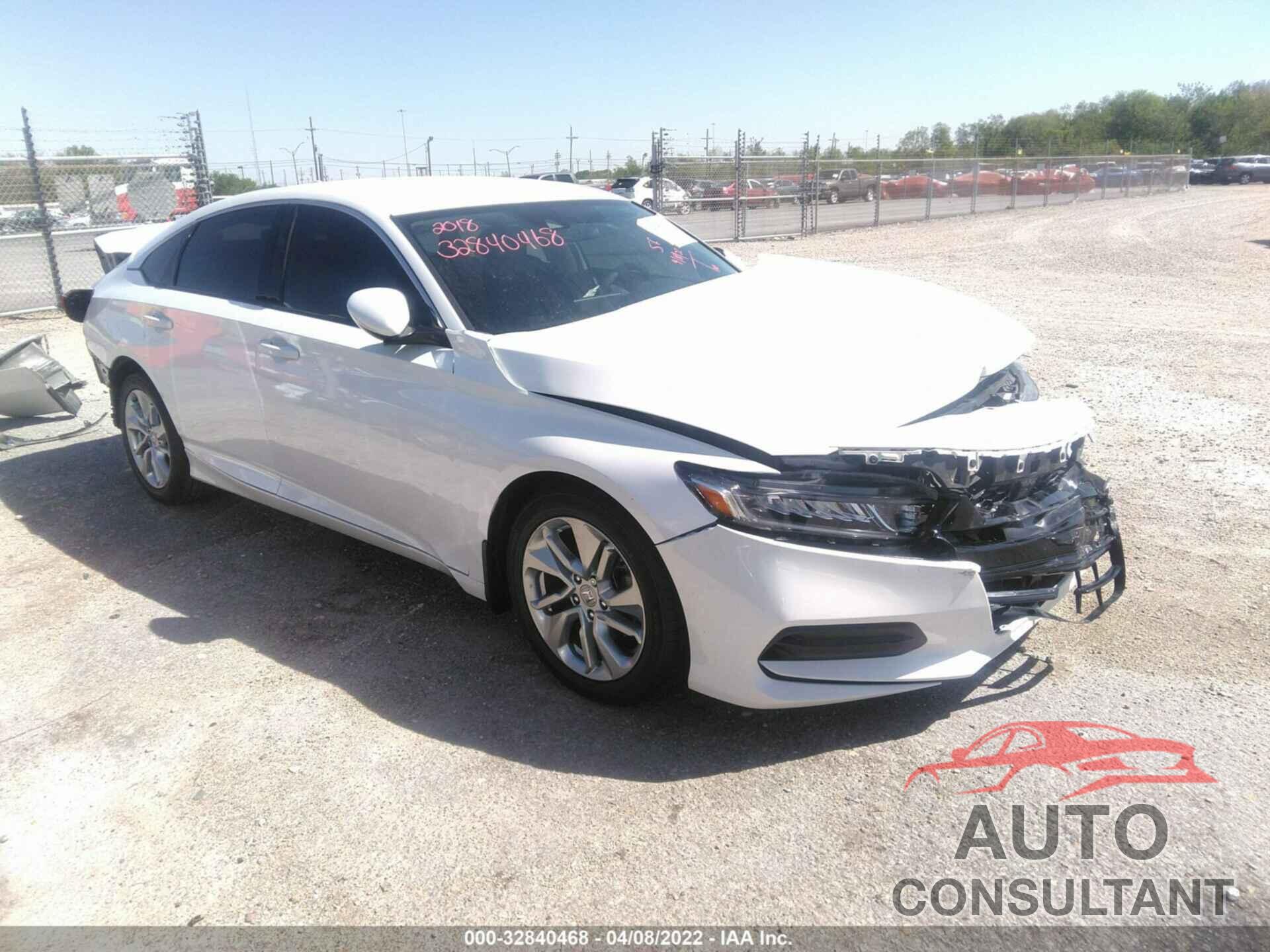 HONDA ACCORD SEDAN 2018 - 1HGCV1F1XJA190648