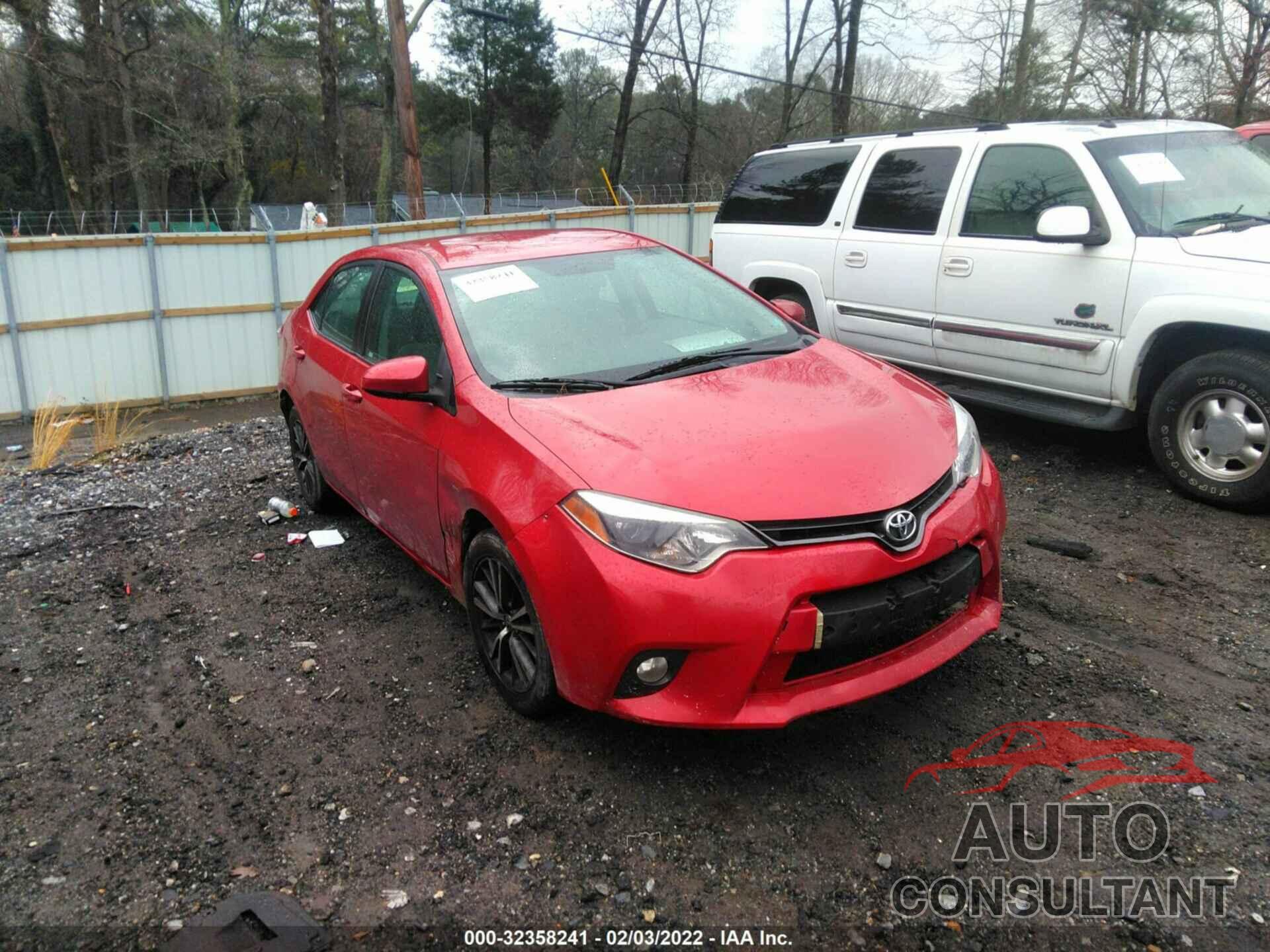 TOYOTA COROLLA 2016 - 2T1BURHE4GC490475