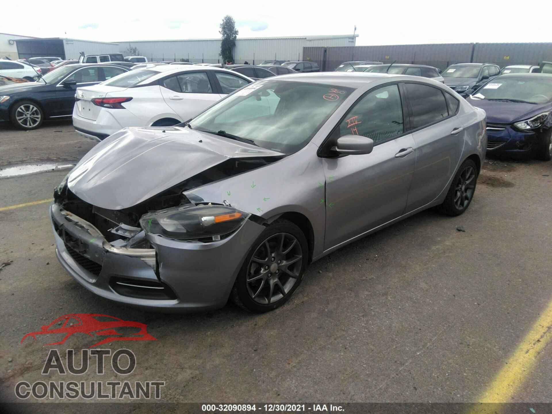 DODGE DART 2016 - 1C3CDFAA3GD555396