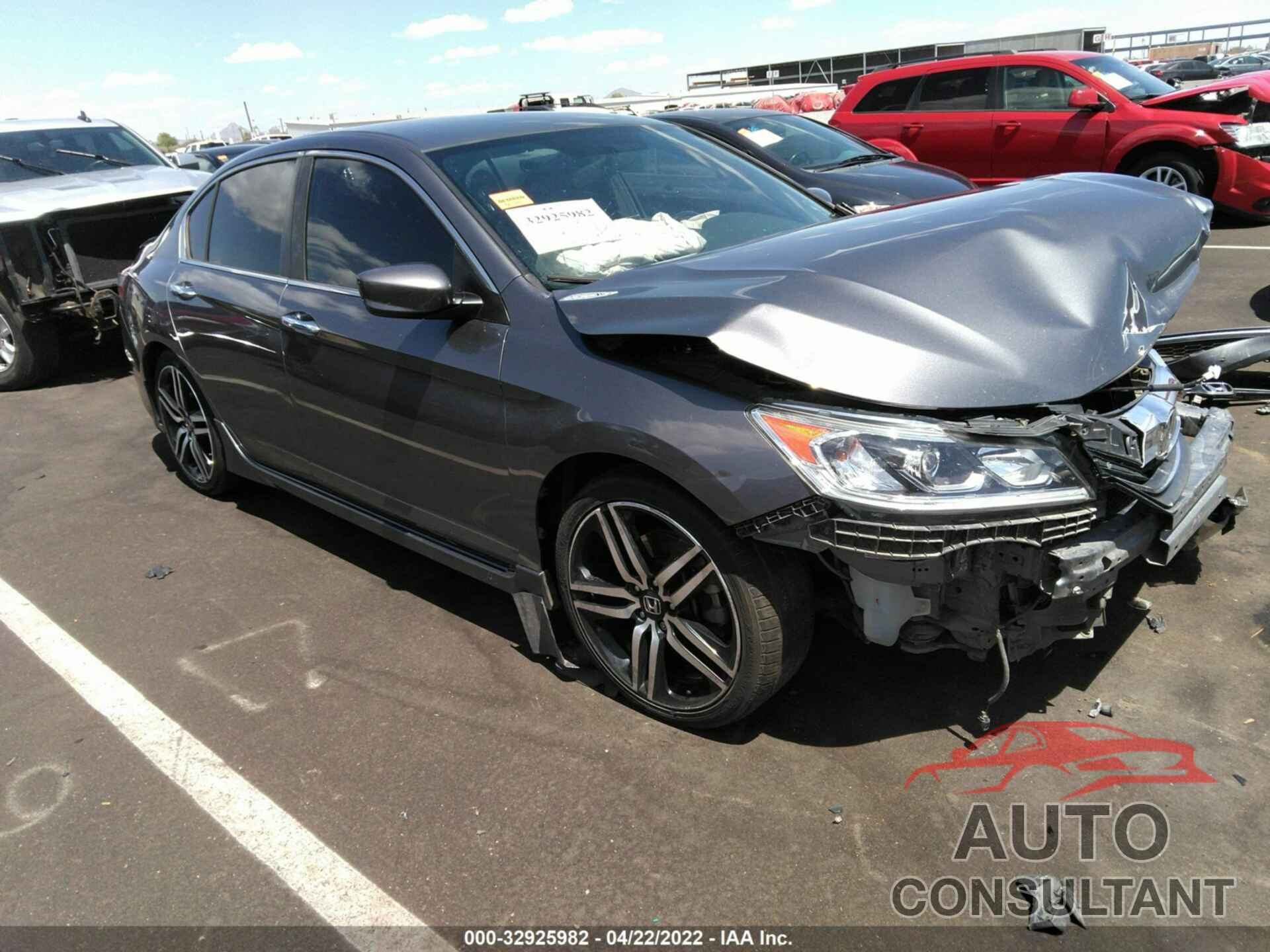 HONDA ACCORD SEDAN 2016 - 1HGCR2F59GA209177