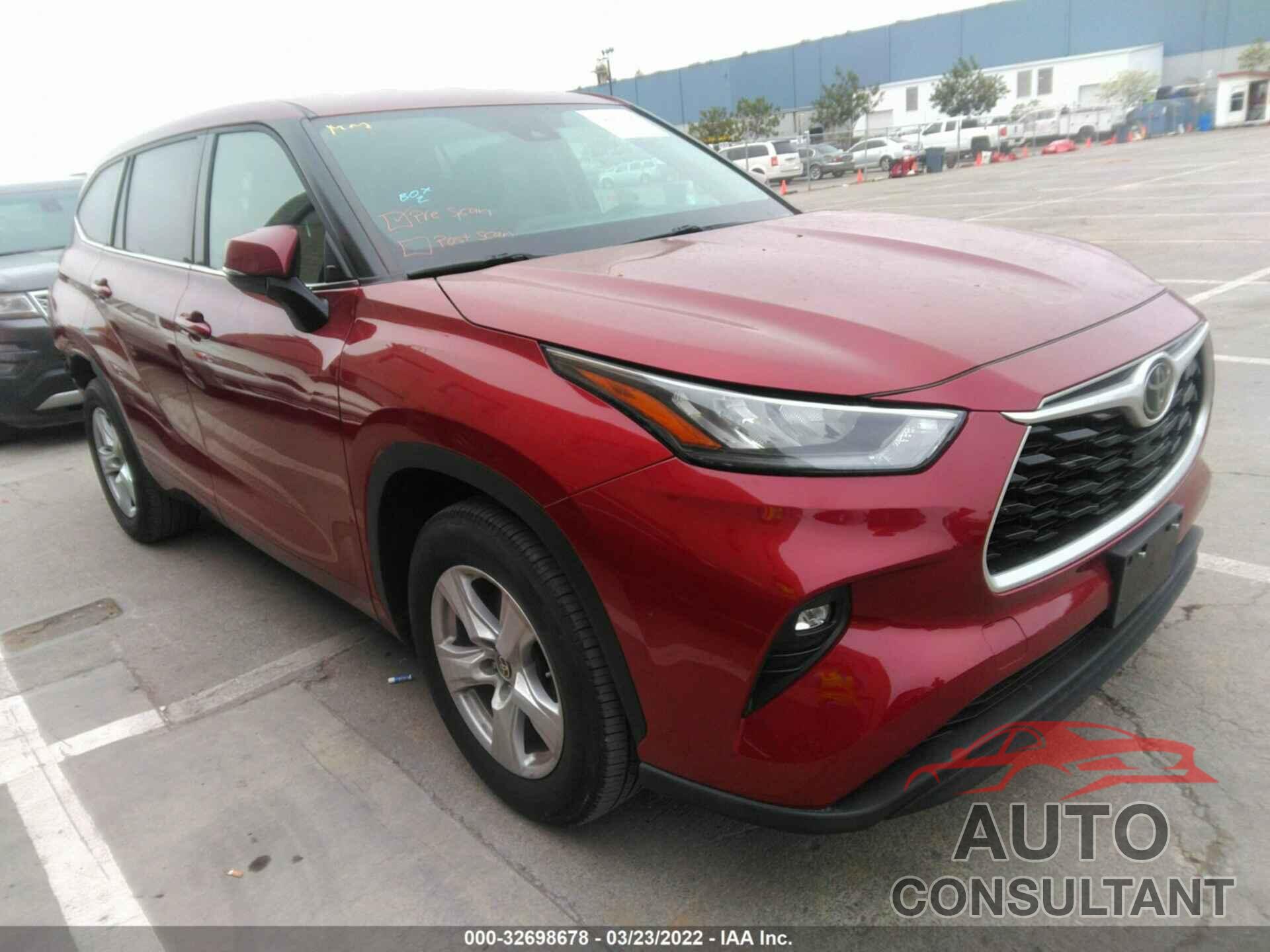 TOYOTA HIGHLANDER 2020 - 5TDZZRAH8LS508451