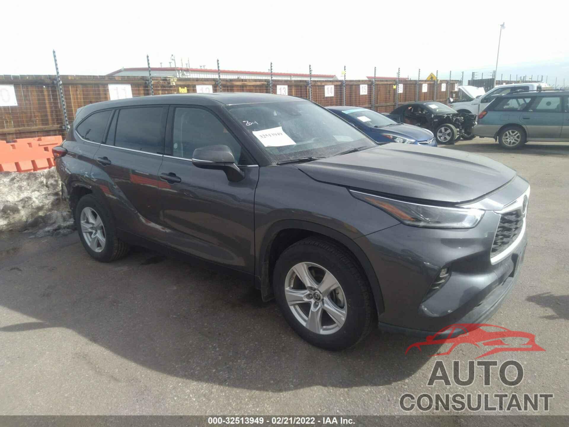 TOYOTA HIGHLANDER 2021 - 5TDBZRBH4MS546809