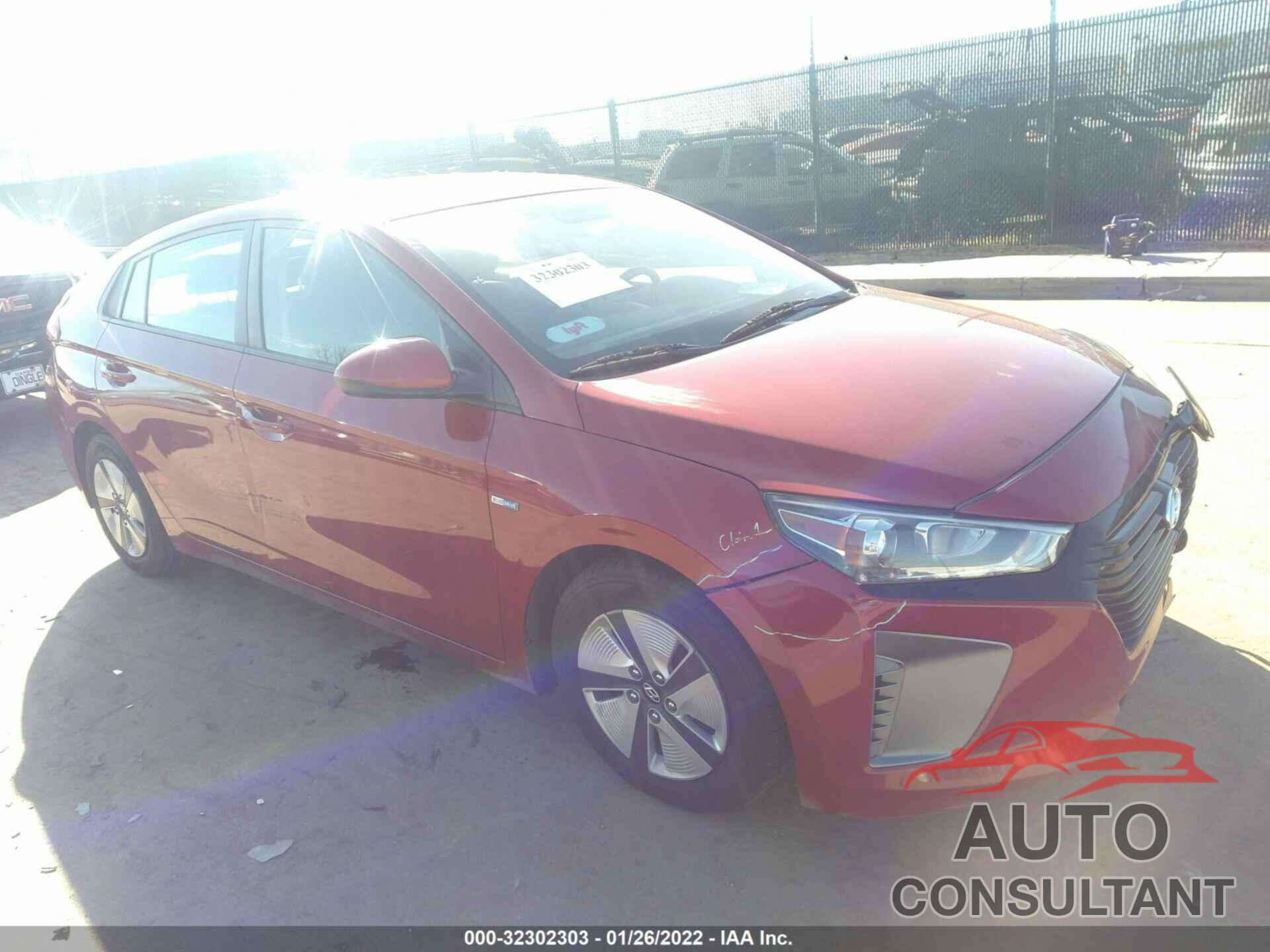 HYUNDAI IONIQ HYBRID 2019 - KMHC65LC8KU163792