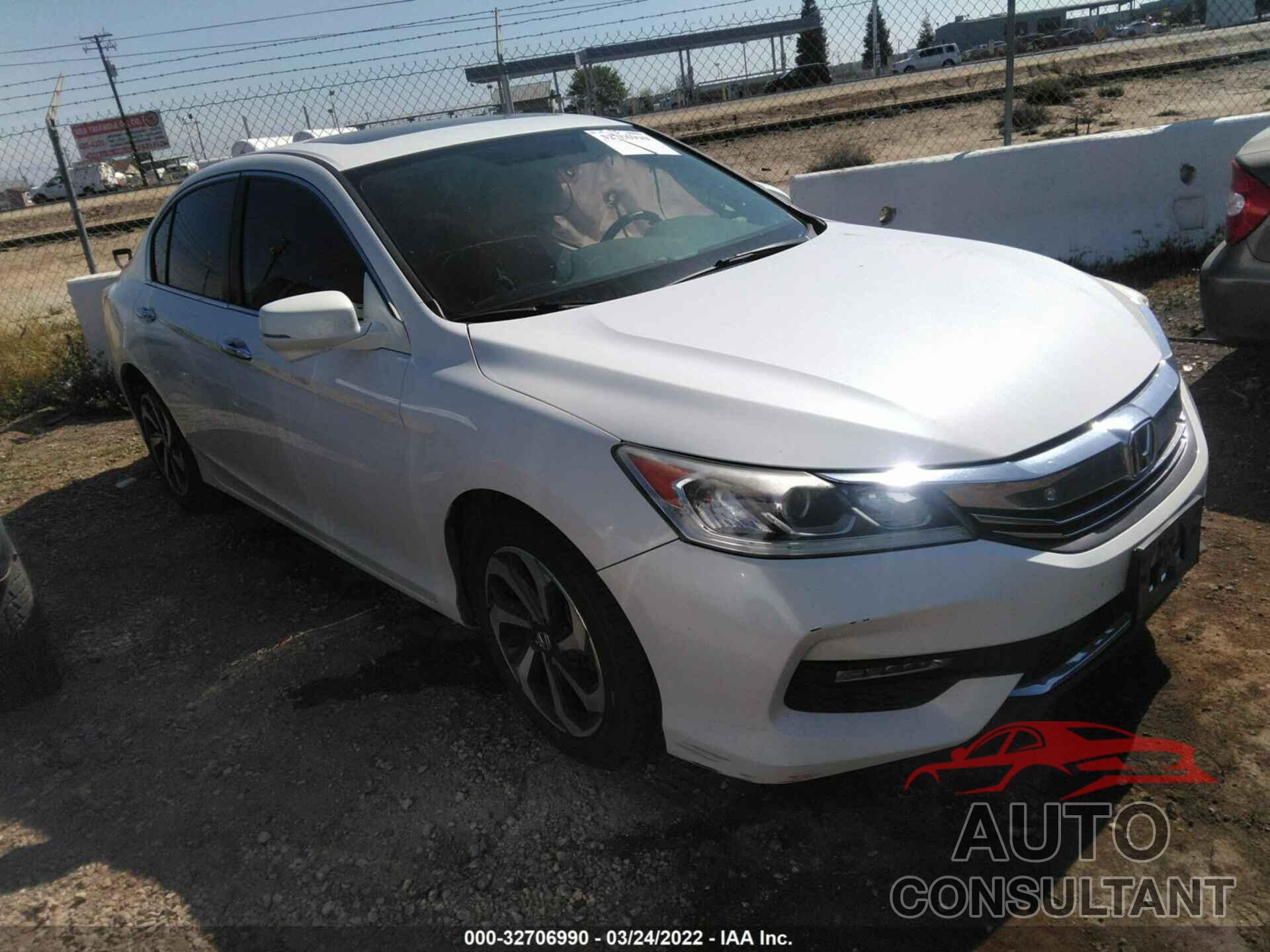 HONDA ACCORD SEDAN 2016 - 1HGCR2F7XGA171248