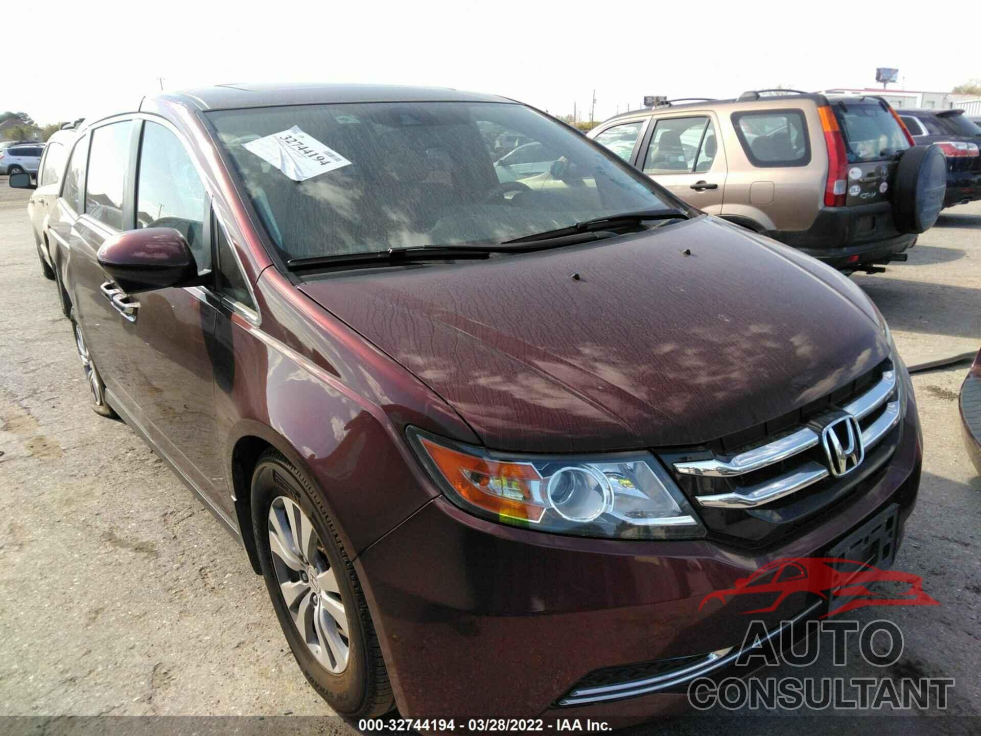 HONDA ODYSSEY 2016 - 5FNRL5H62GB070759