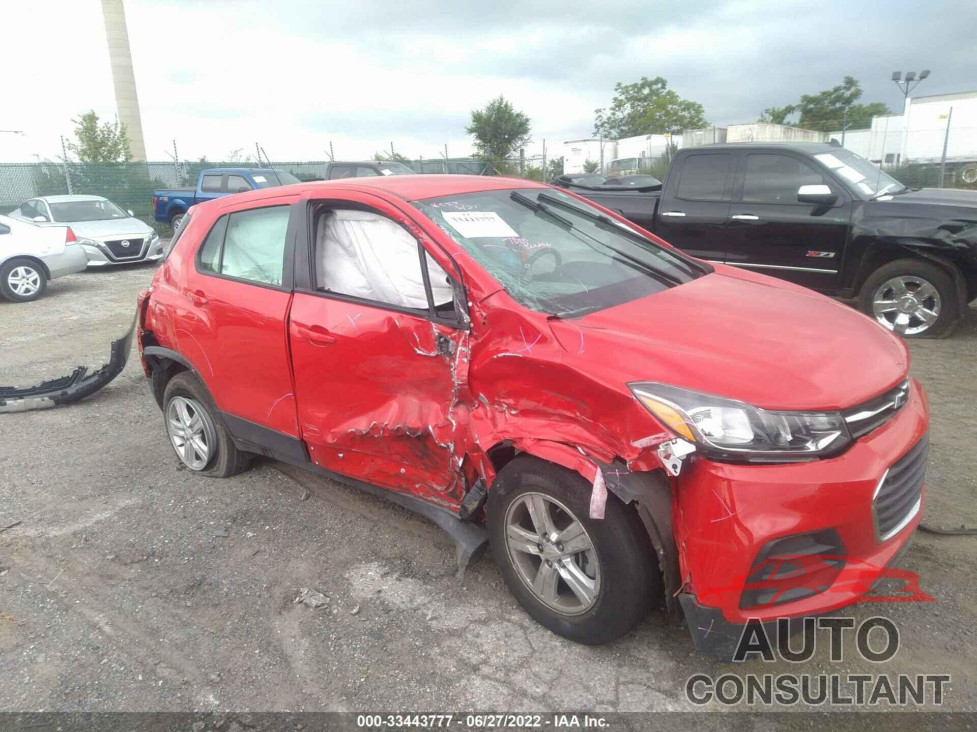 CHEVROLET TRAX 2020 - KL7CJKSB3LB345131