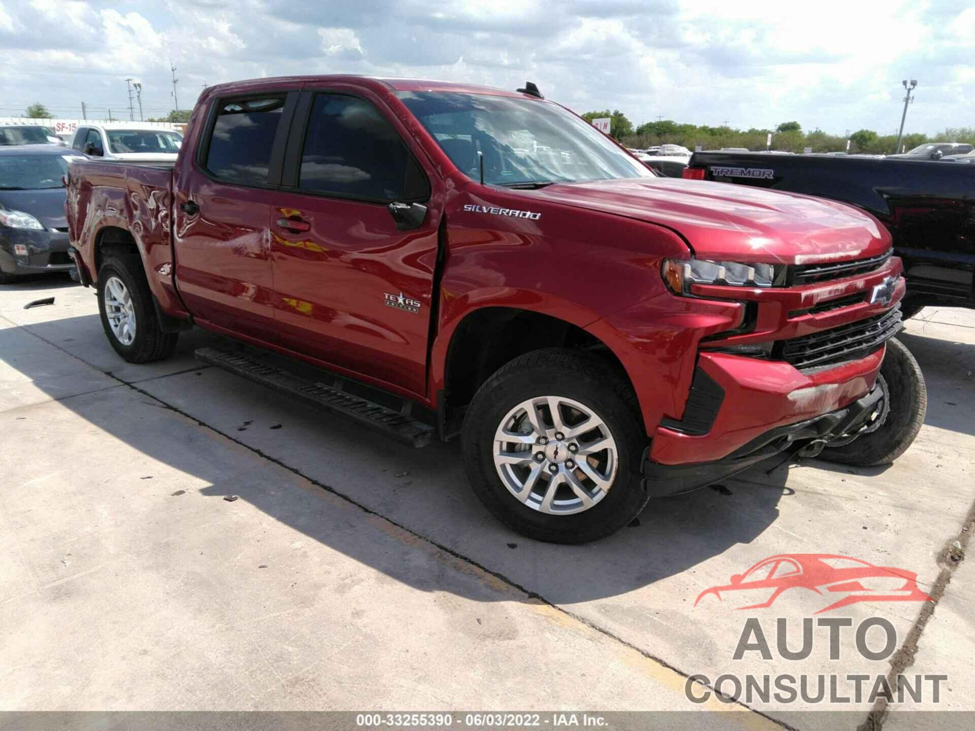 CHEVROLET SILVERADO 1500 2021 - 3GCPWDED6MG191392