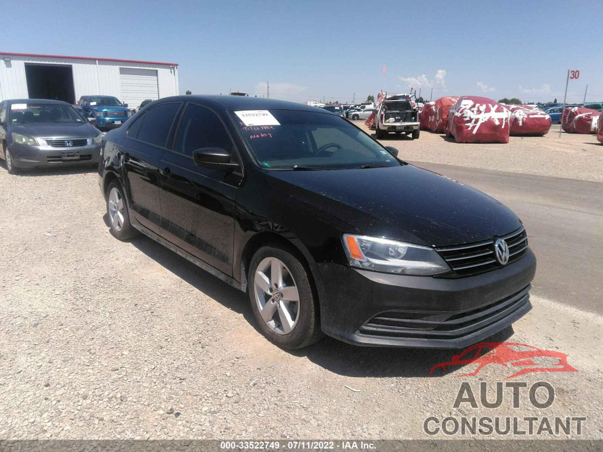 VOLKSWAGEN JETTA SEDAN 2016 - 3VW267AJ6GM374706