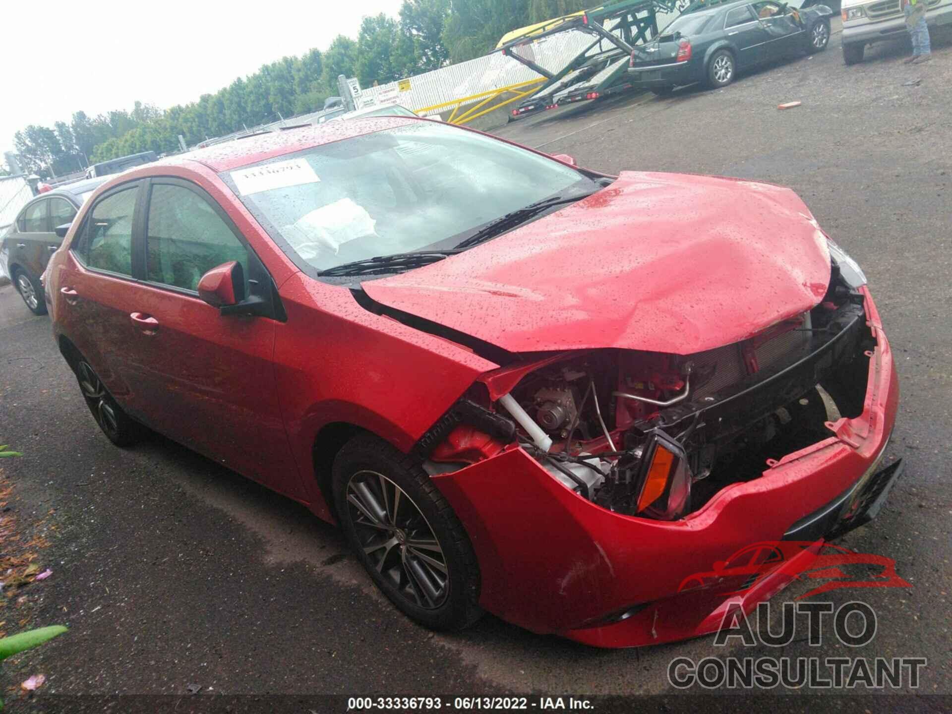 TOYOTA COROLLA 2016 - 2T1BURHE5GC638665