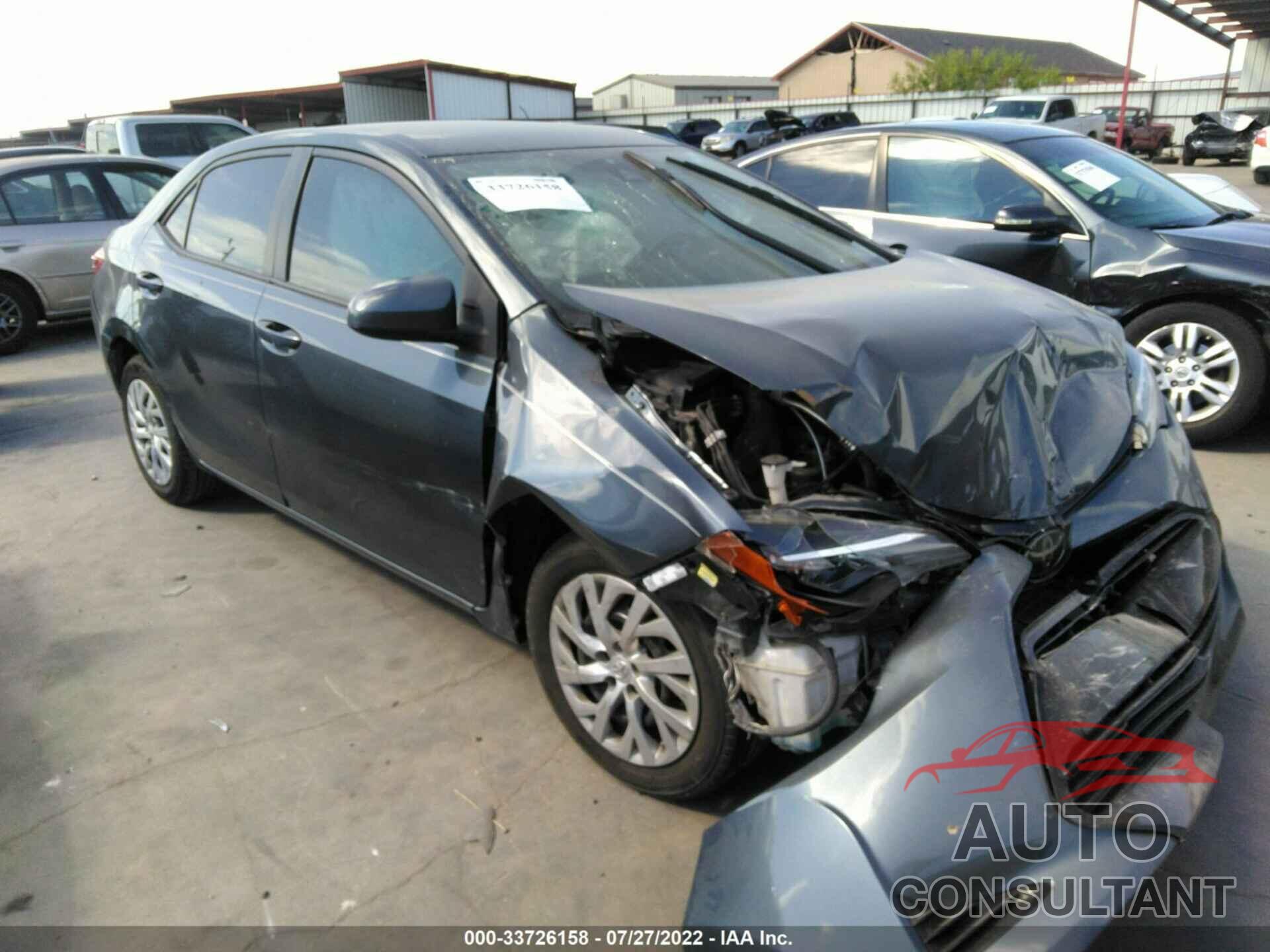 TOYOTA COROLLA 2018 - 5YFBURHE5JP800527