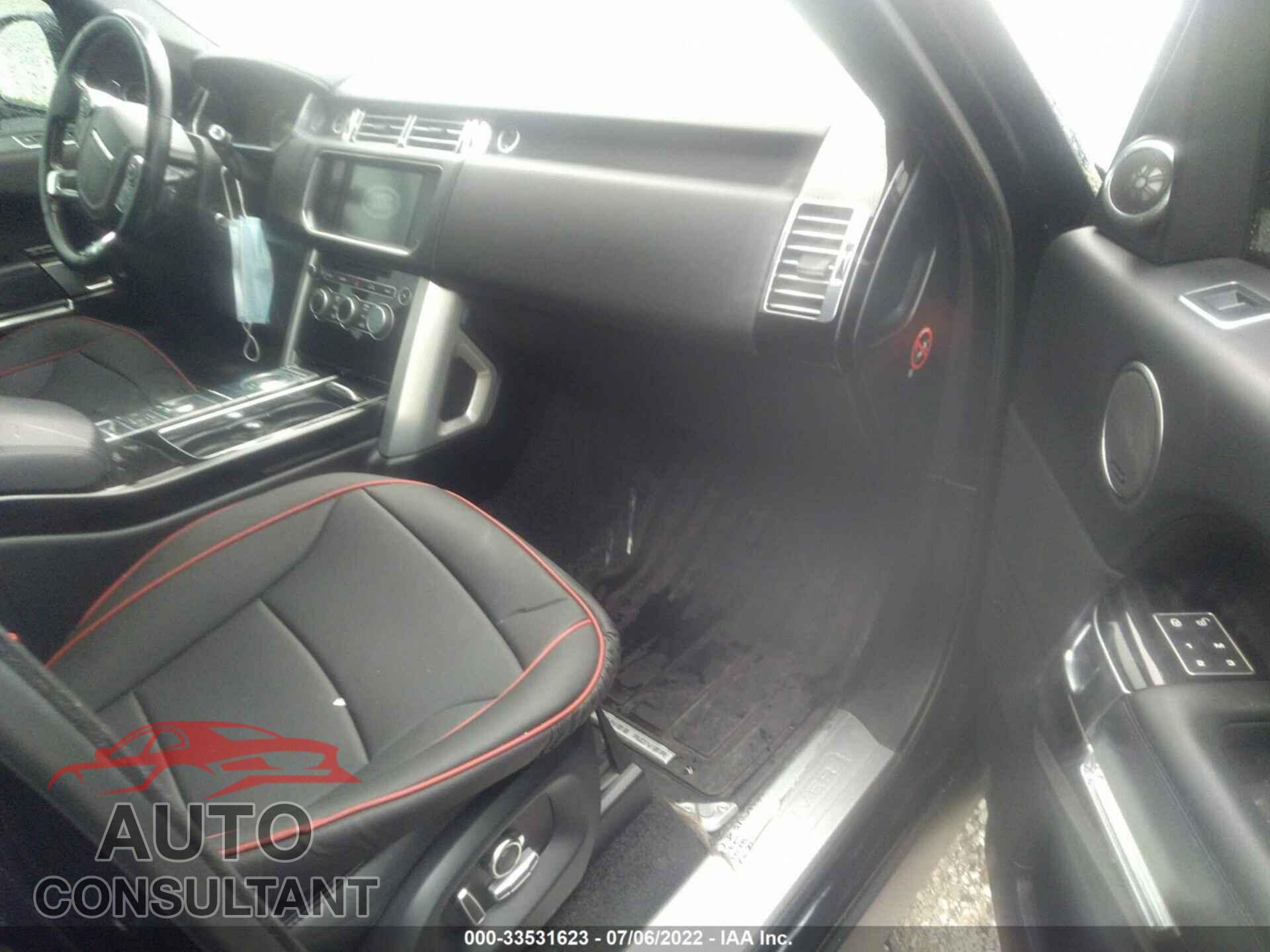 LAND ROVER RANGE ROVER 2016 - SALGS2KF3GA296764