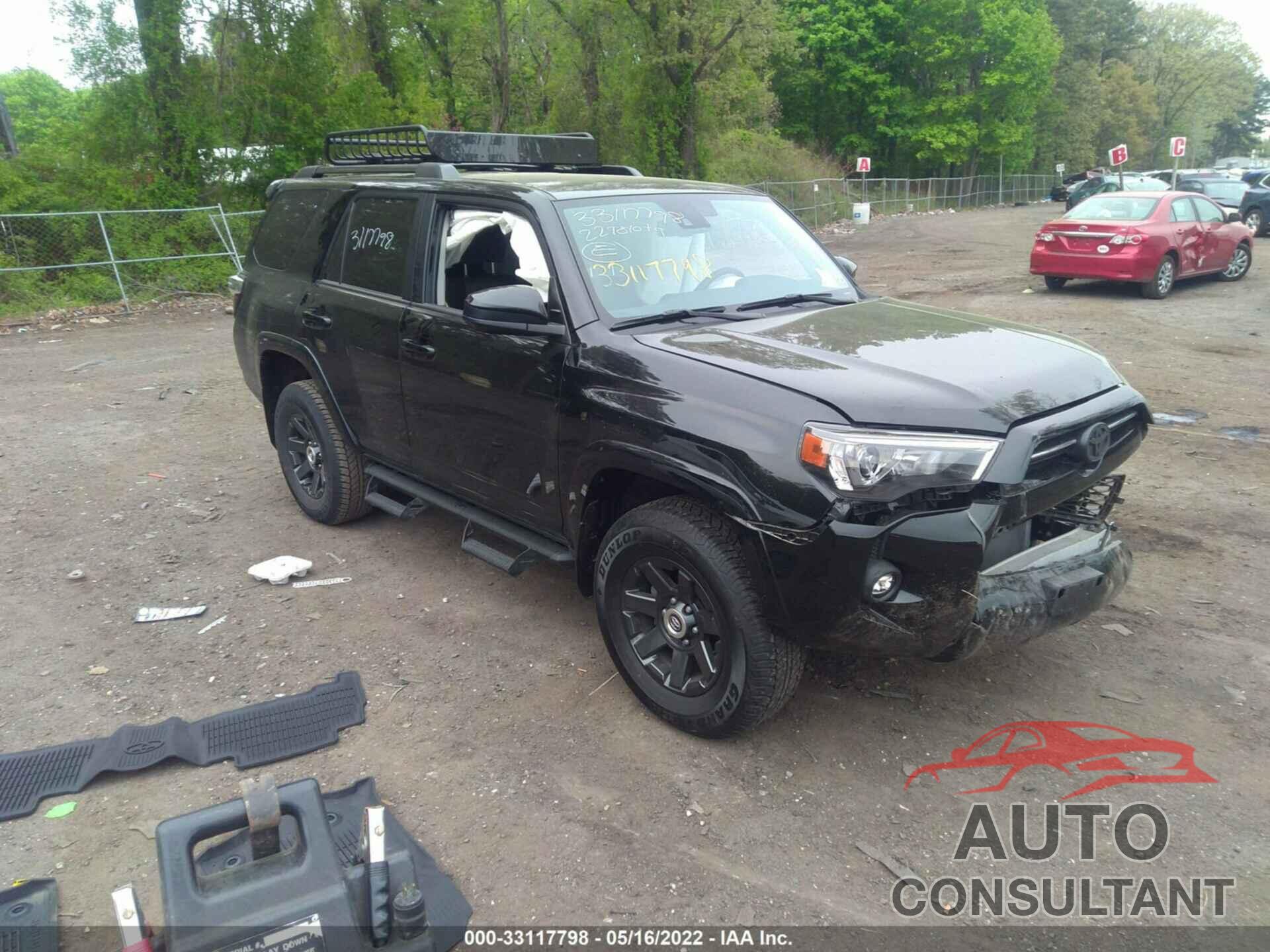 TOYOTA 4RUNNER 2022 - JTETU5JR1N5974894