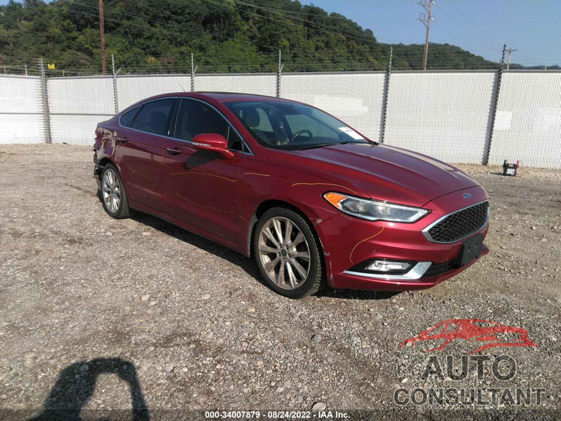 FORD FUSION 2017 - 3FA6P0D98HR140457